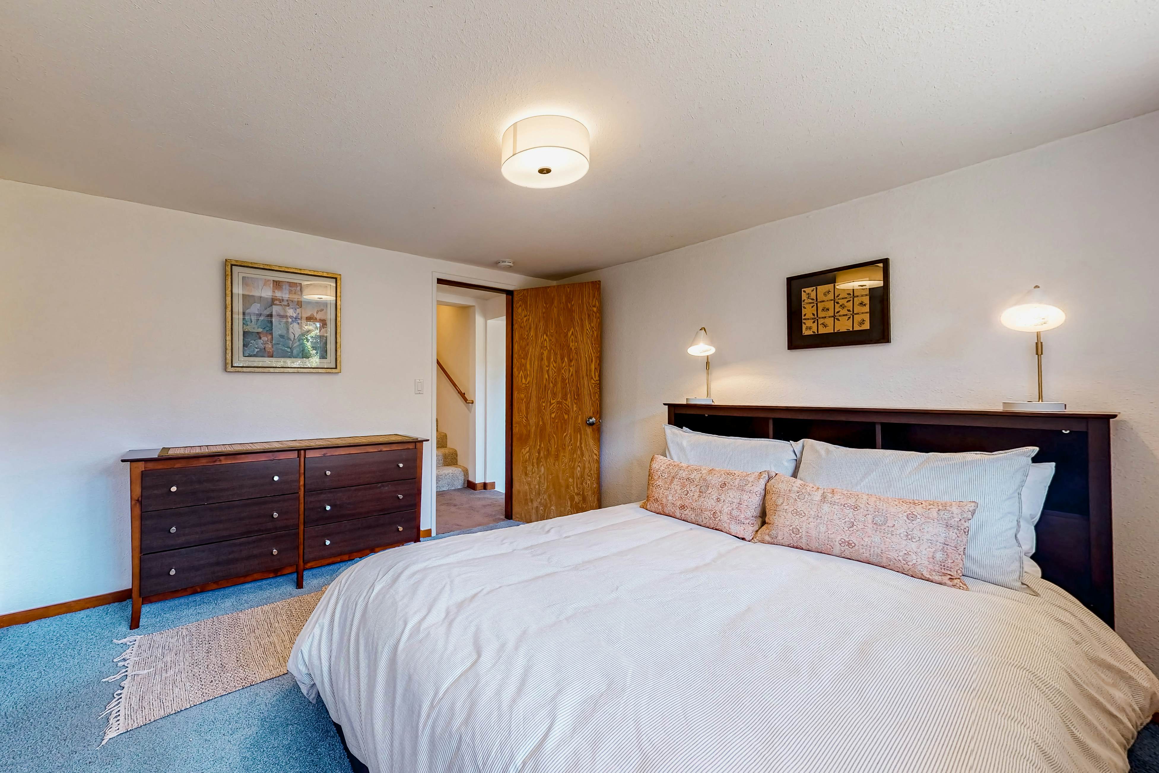 Ocean-view dog-friendly home with hot tub, large lawn, home office, & Ping-Pong