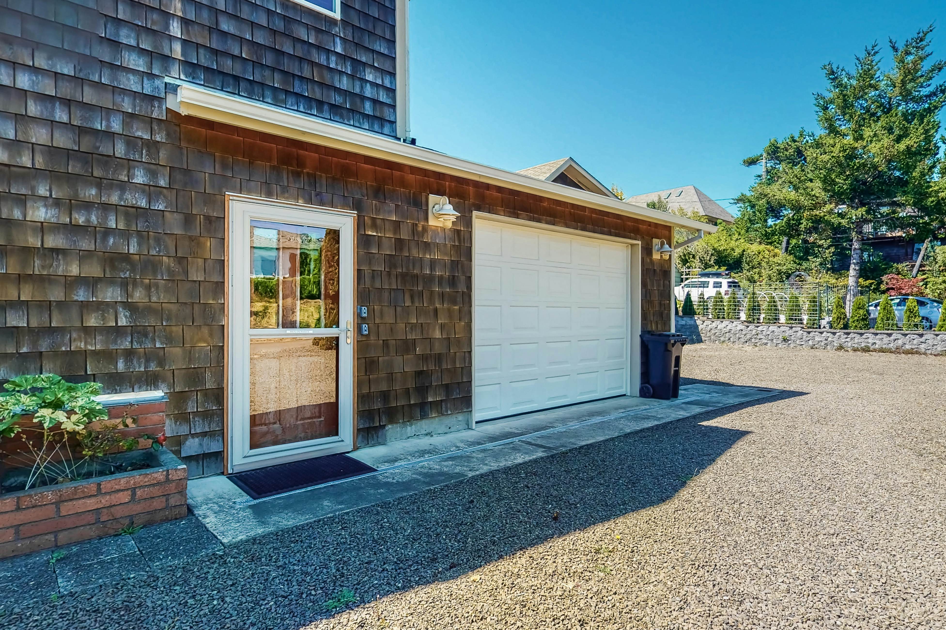 Ocean-view dog-friendly home with hot tub, large lawn, home office, & Ping-Pong