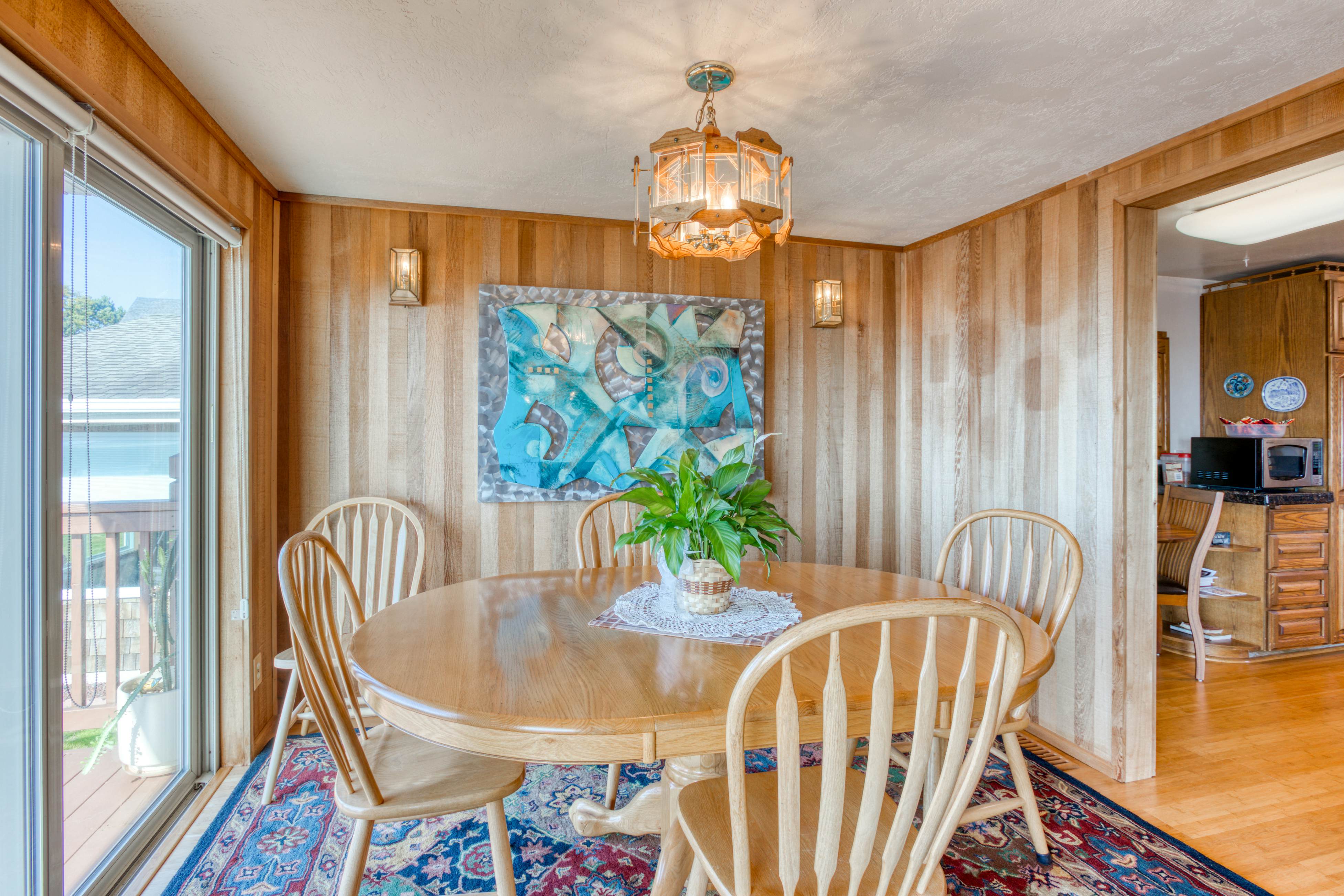 Dog-friendly home with balcony, porches & top-of-the world ocean views