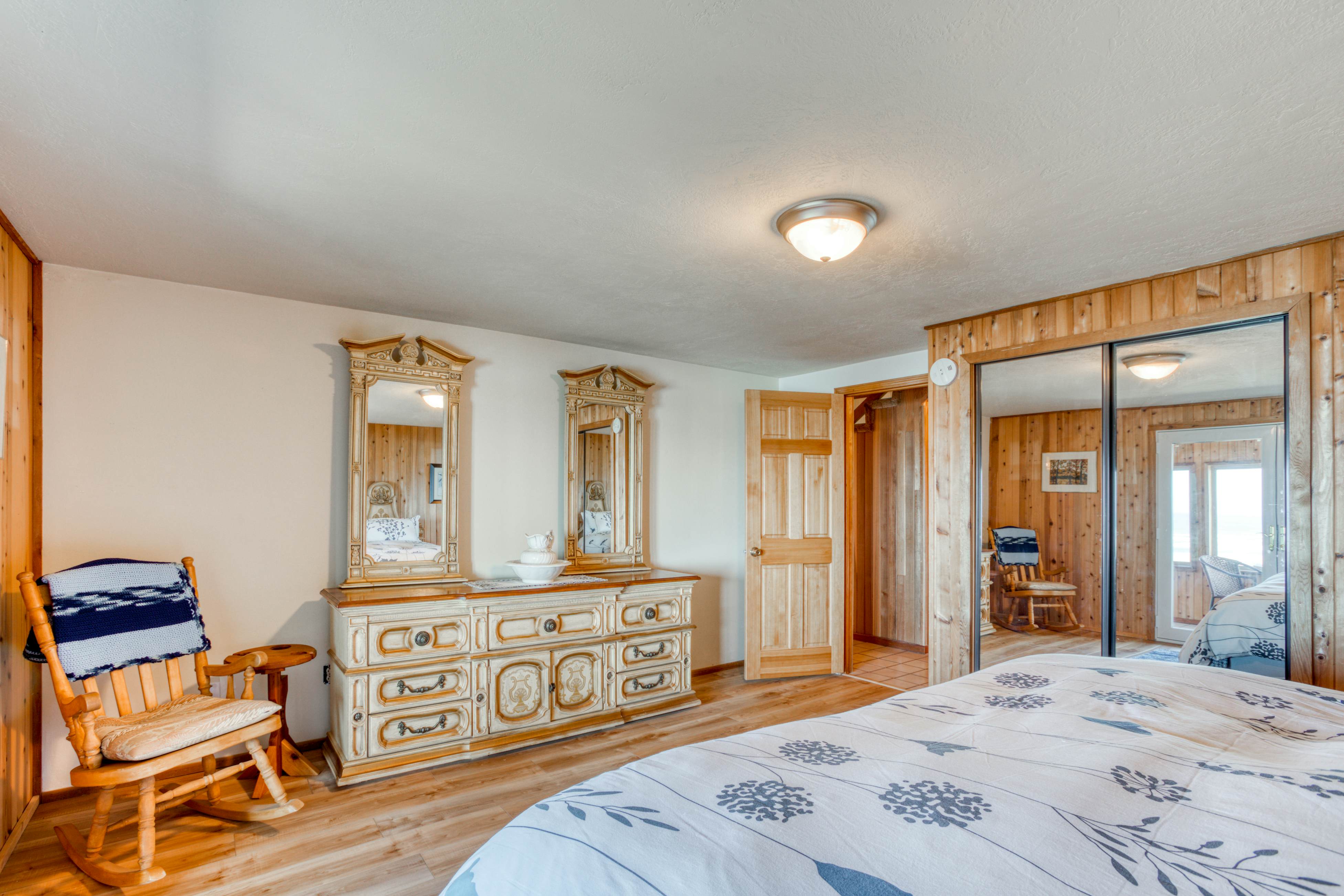 Dog-friendly home with balcony, porches & top-of-the world ocean views