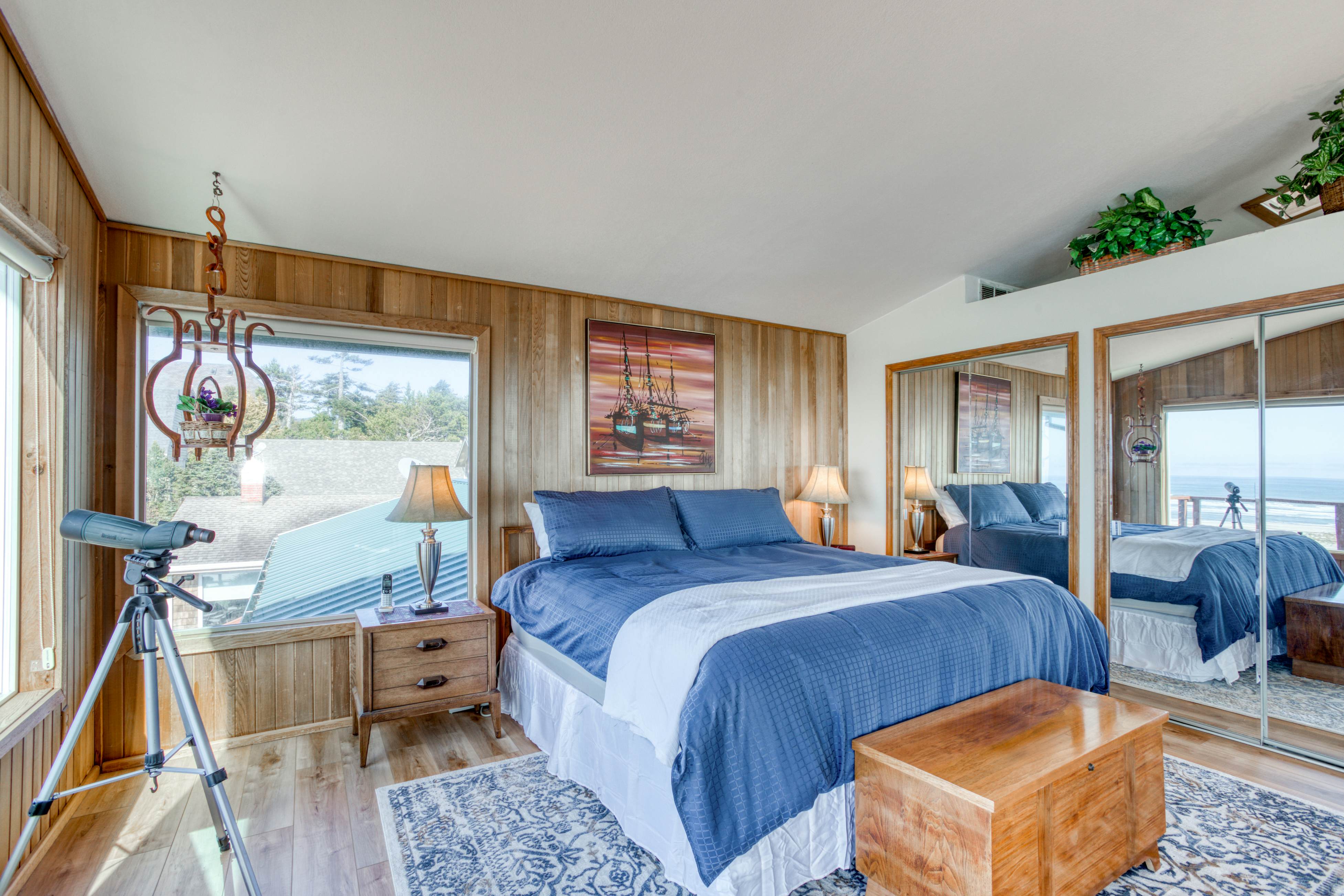 Dog-friendly home with balcony, porches & top-of-the world ocean views