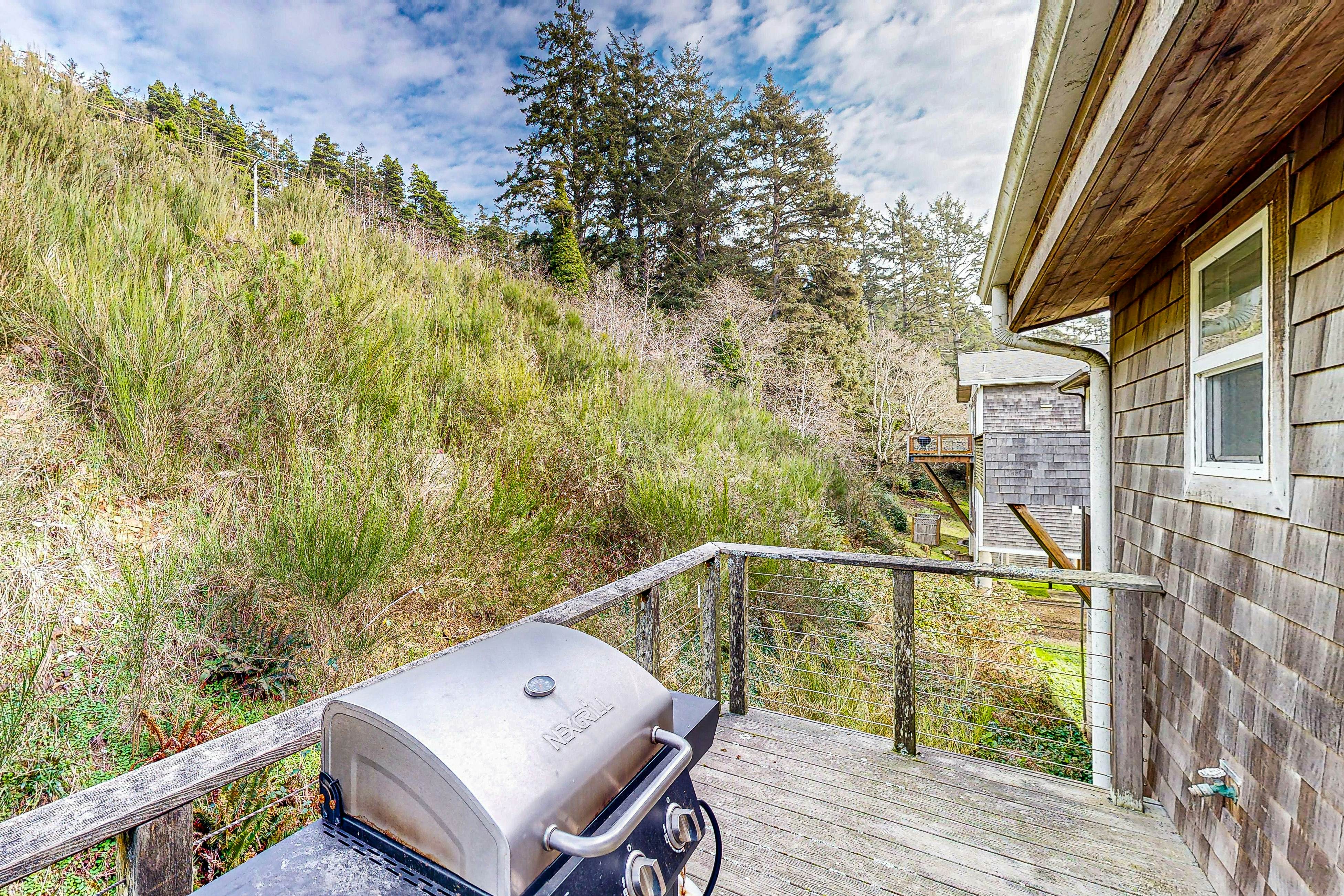 Luxurious Dog-Friendly Home with Ocean Views, Beach Access, and Free WiFi