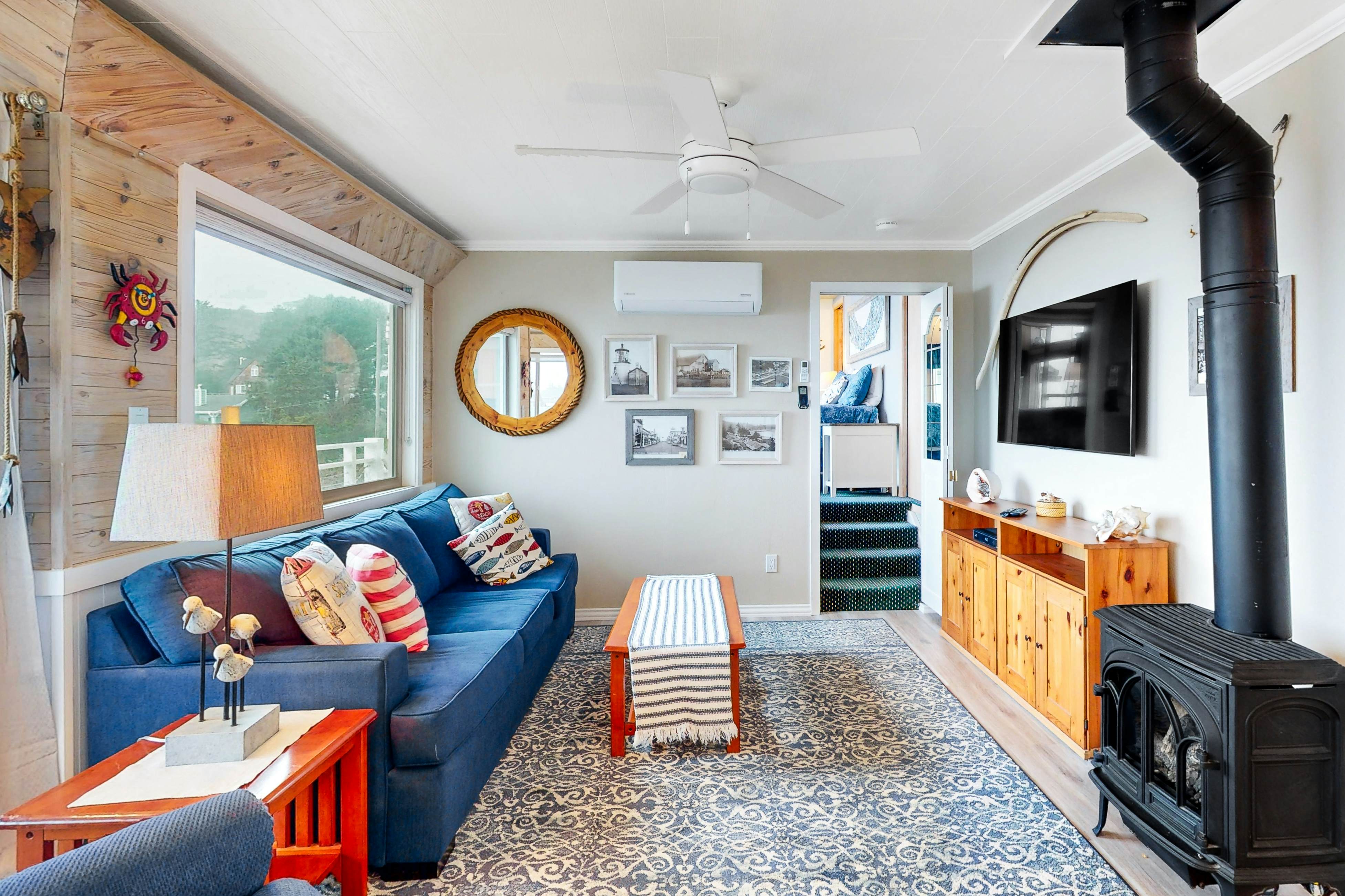 Nautical-Themed, Family-Friendly Beach House with Three Arches View