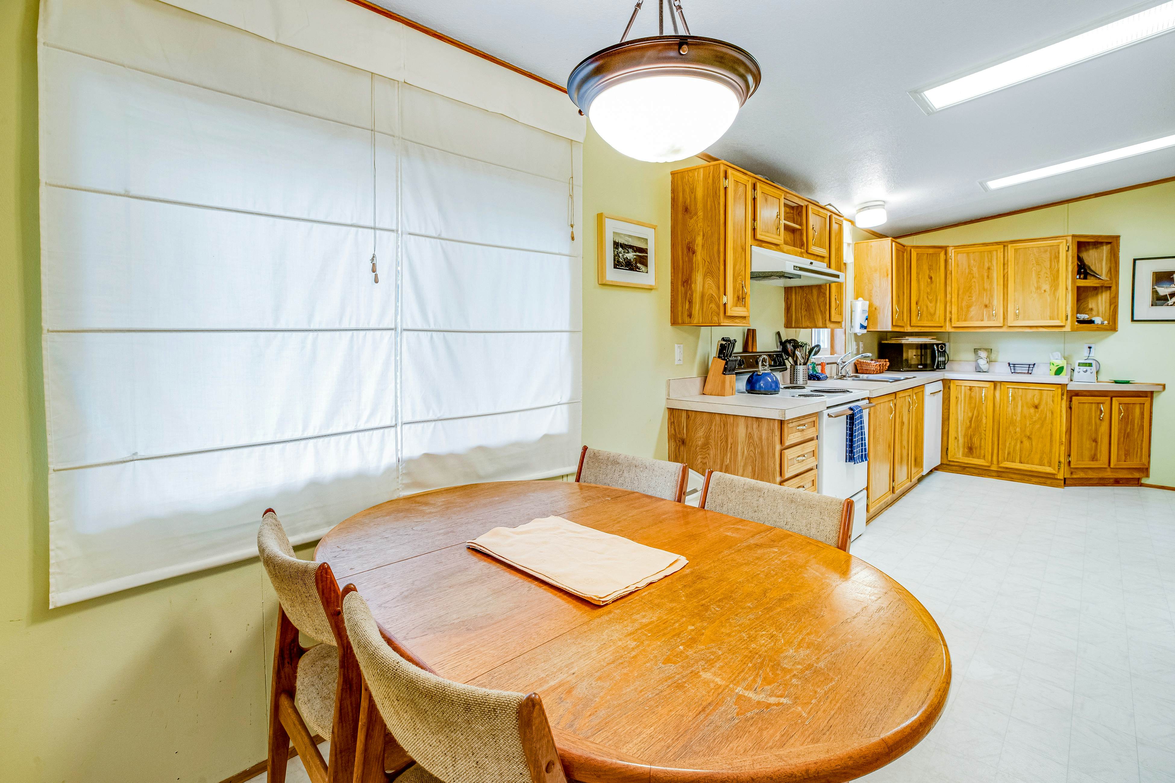 Dog-friendly home with deck, grill, firepit, washer/dryer & WiFi - walk to beach