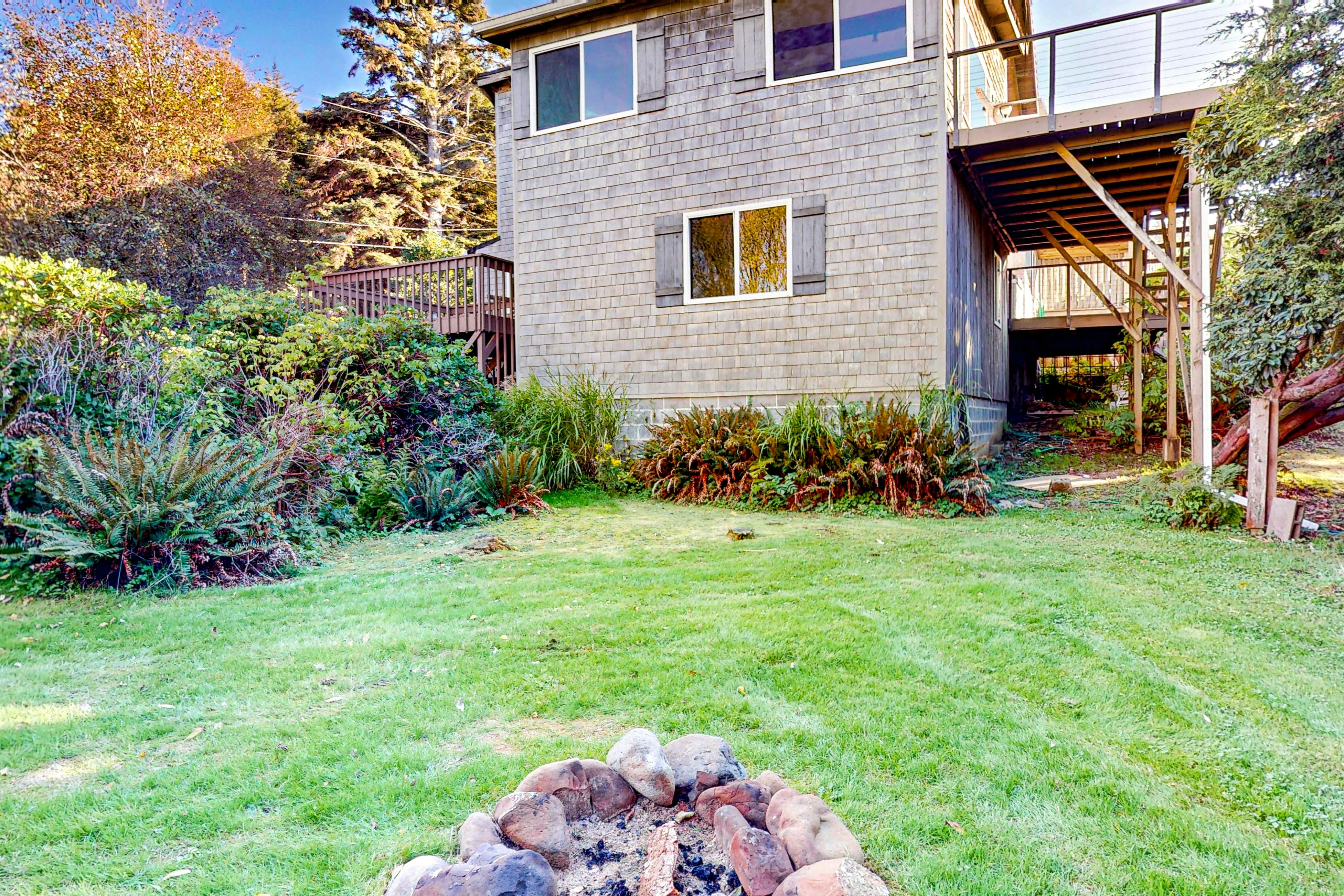 Dog-Friendly Coastal Retreat w/ Water Views, Deck, Private Hot Tub & WiFi