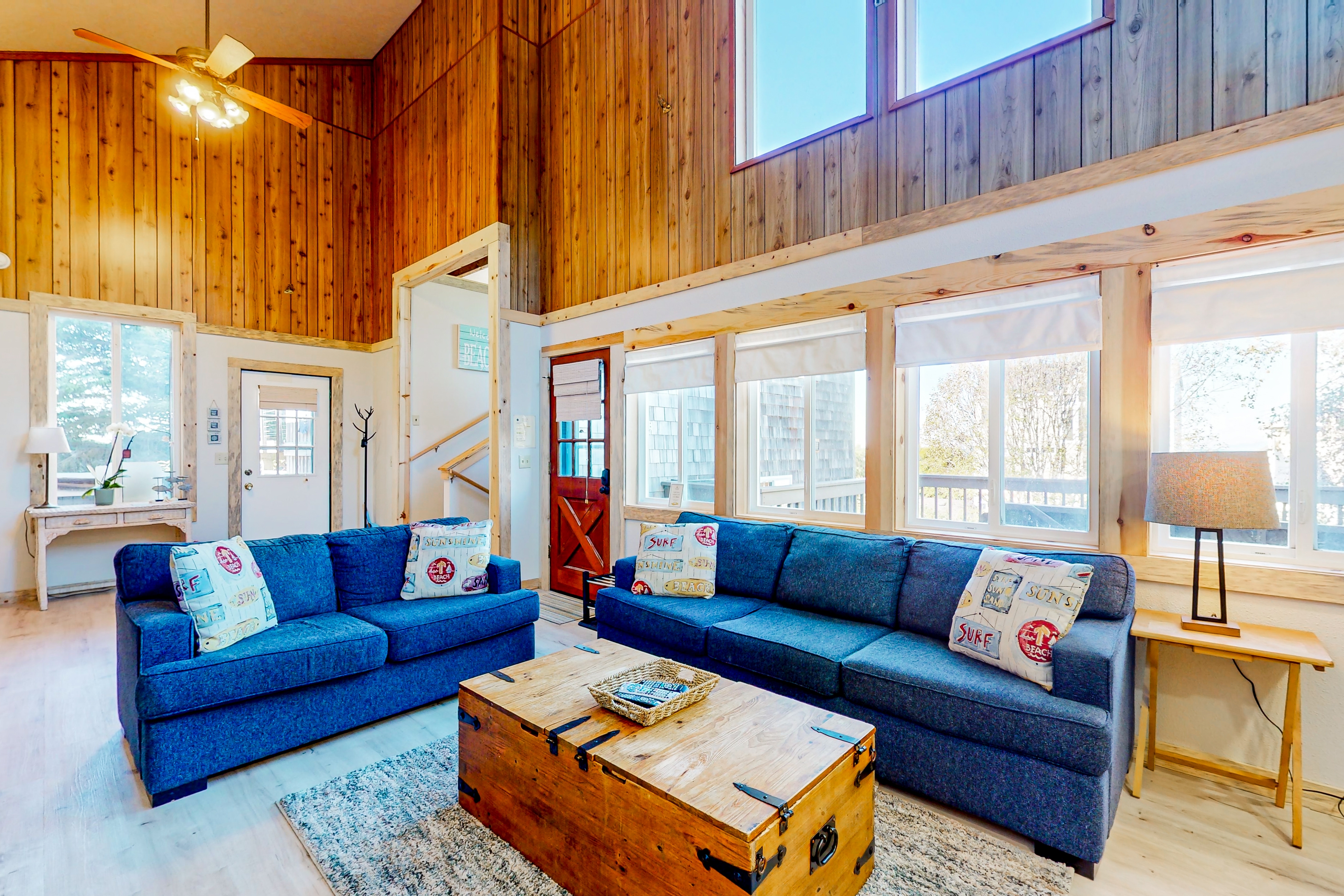 Dog Friendly Coastal Retreat with Water Views Deck Private Hot Tub and WiFi