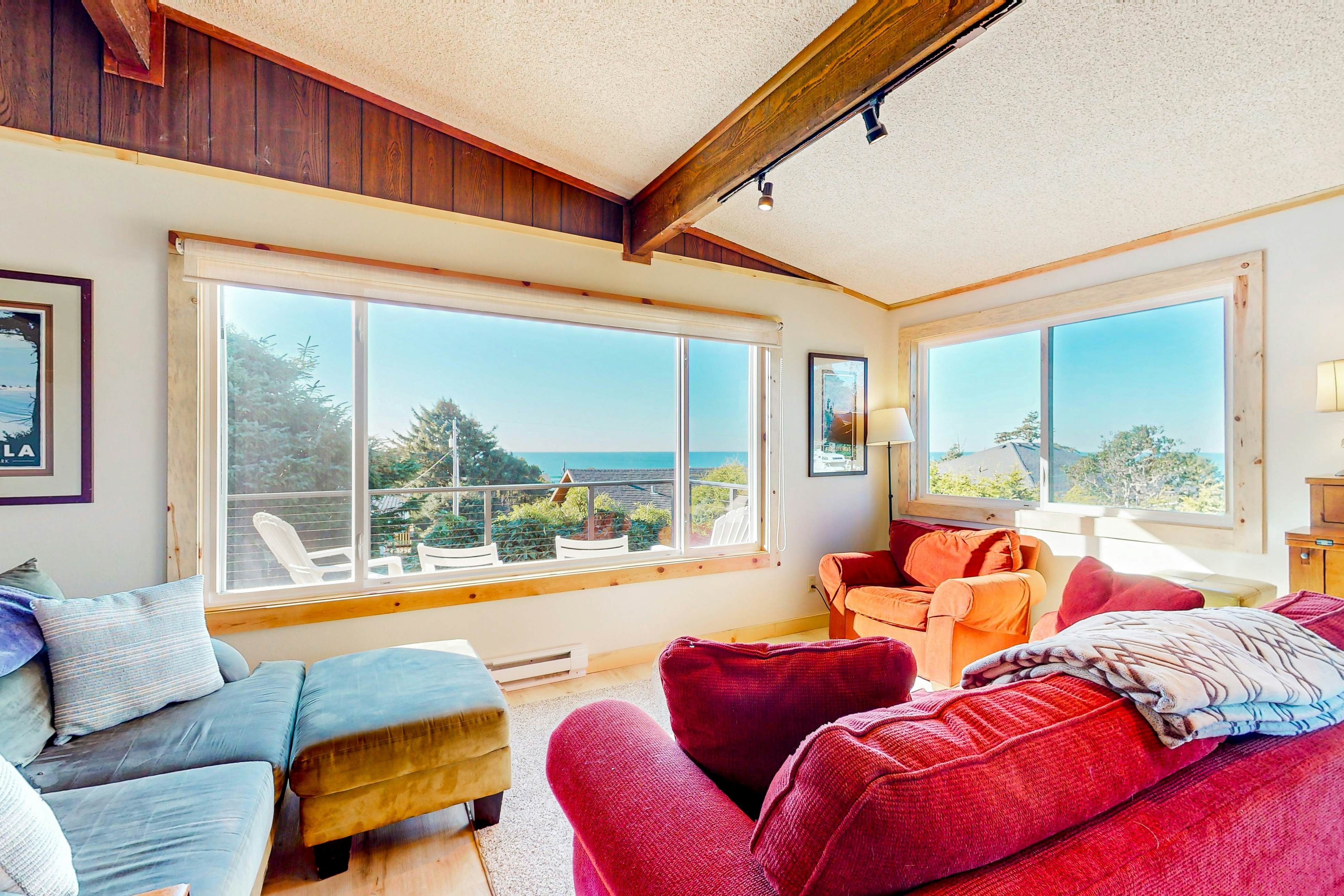 Dog-Friendly Coastal Retreat w/ Water Views, Deck, Private Hot Tub & WiFi