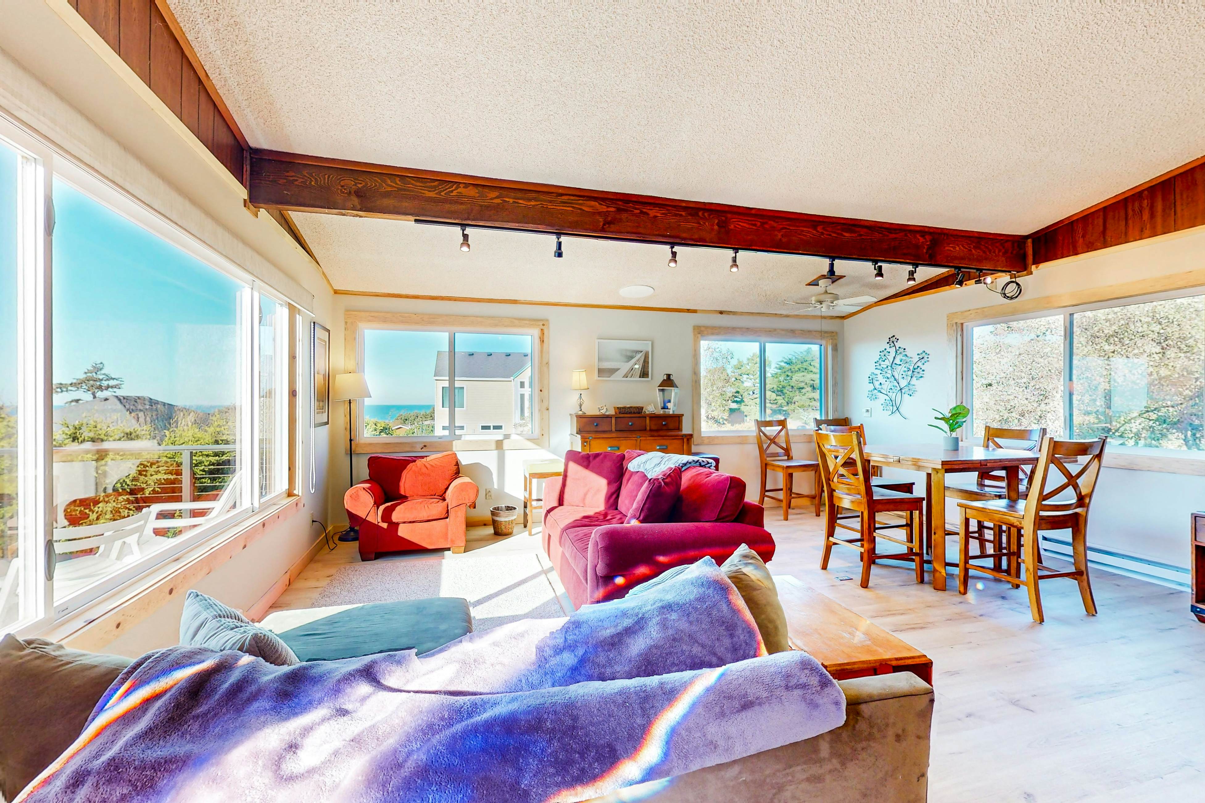 Dog-Friendly Coastal Retreat w/ Water Views, Deck, Private Hot Tub & WiFi