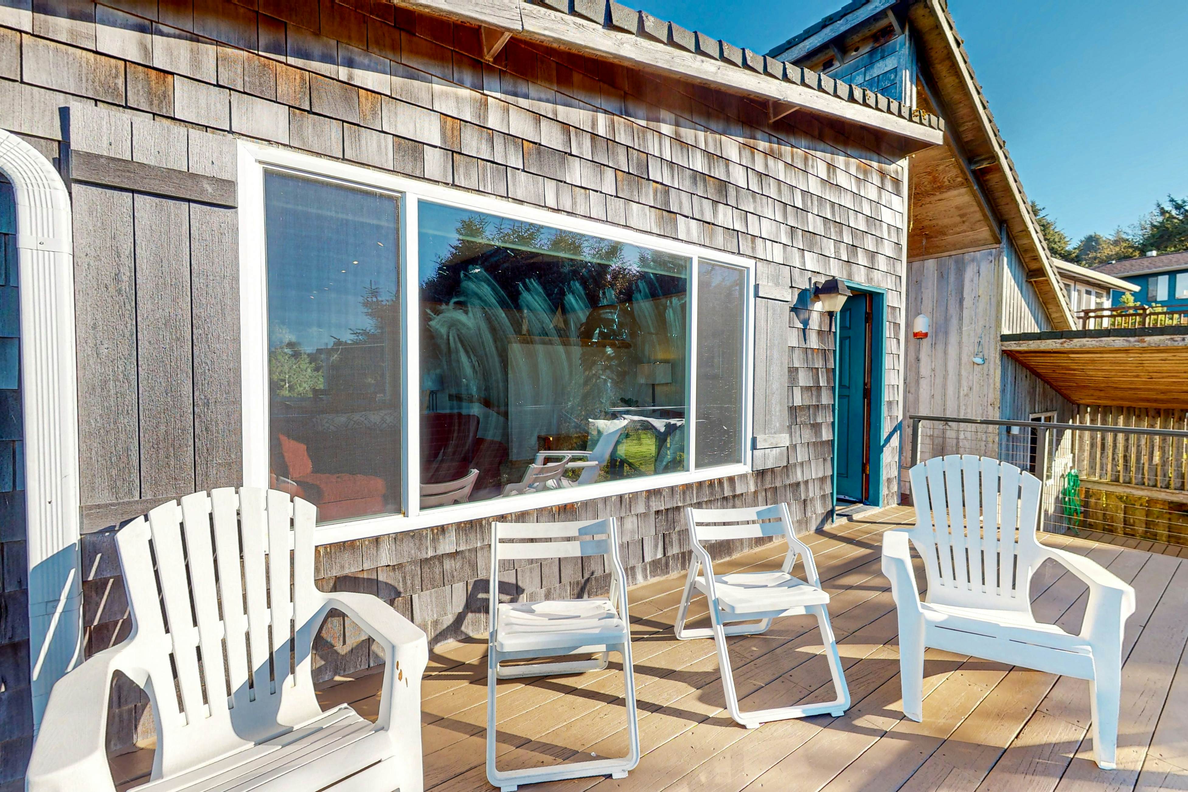 Dog-Friendly Coastal Retreat w/ Water Views, Deck, Private Hot Tub & WiFi
