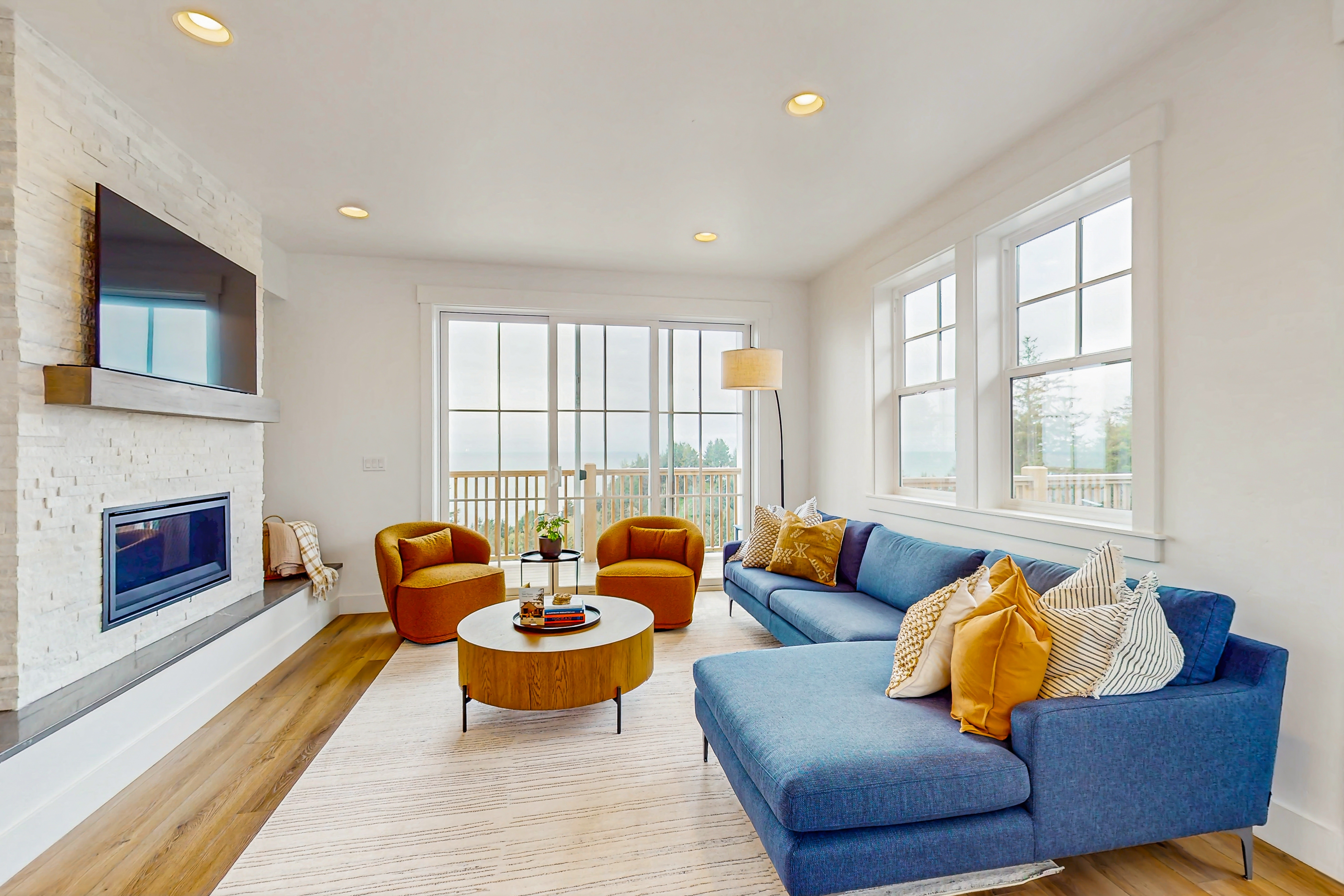 Family friendly home with ocean views private hot tub foosball table and gas grill