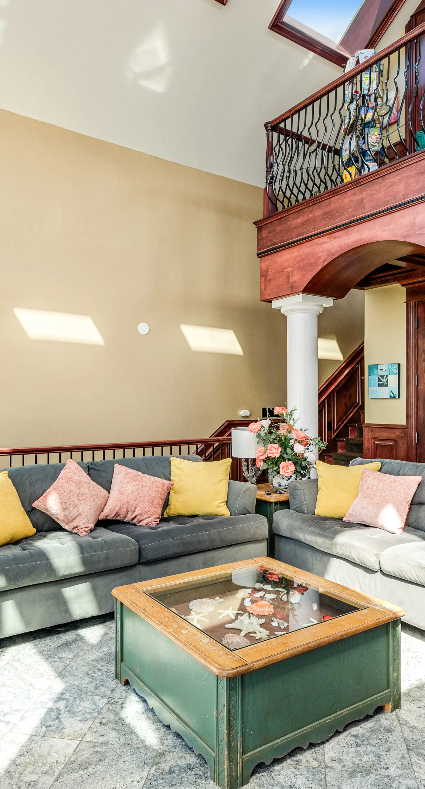 Oceanfront Villa with WiFi Private Hot Tub Balconies Beach Access and Game Room
