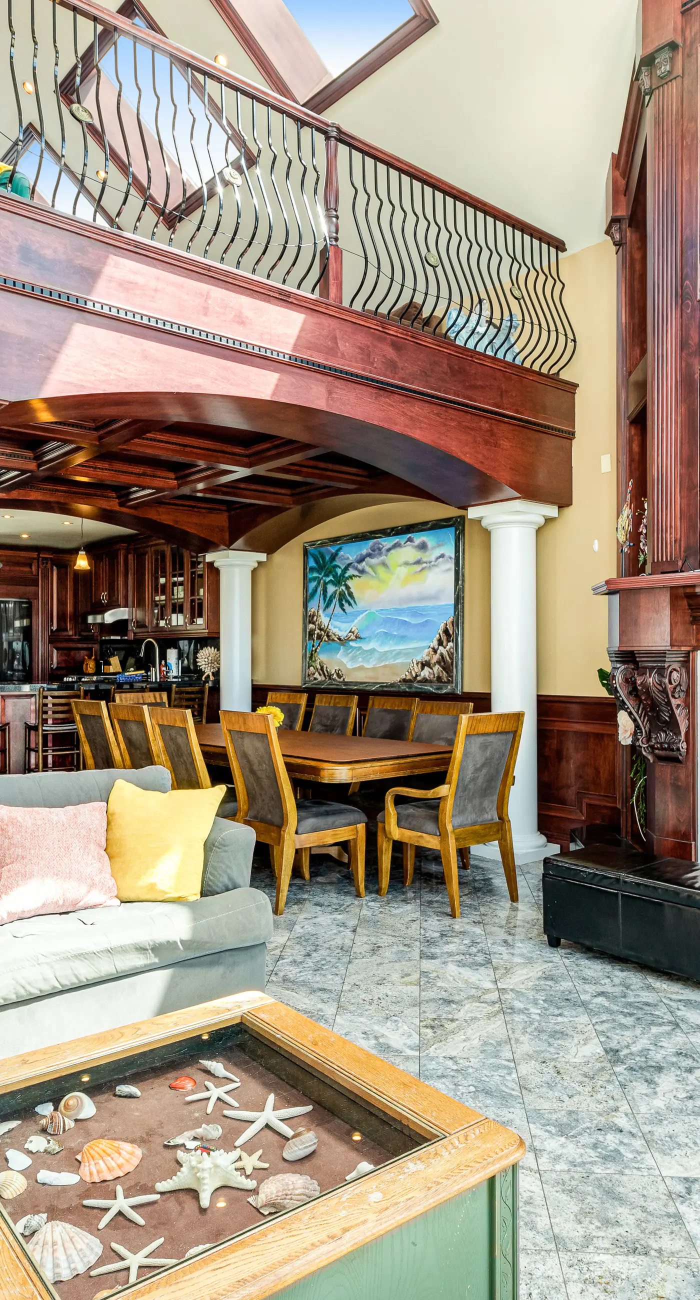 Oceanfront Villa with WiFi Private Hot Tub Balconies Beach Access and Game Room