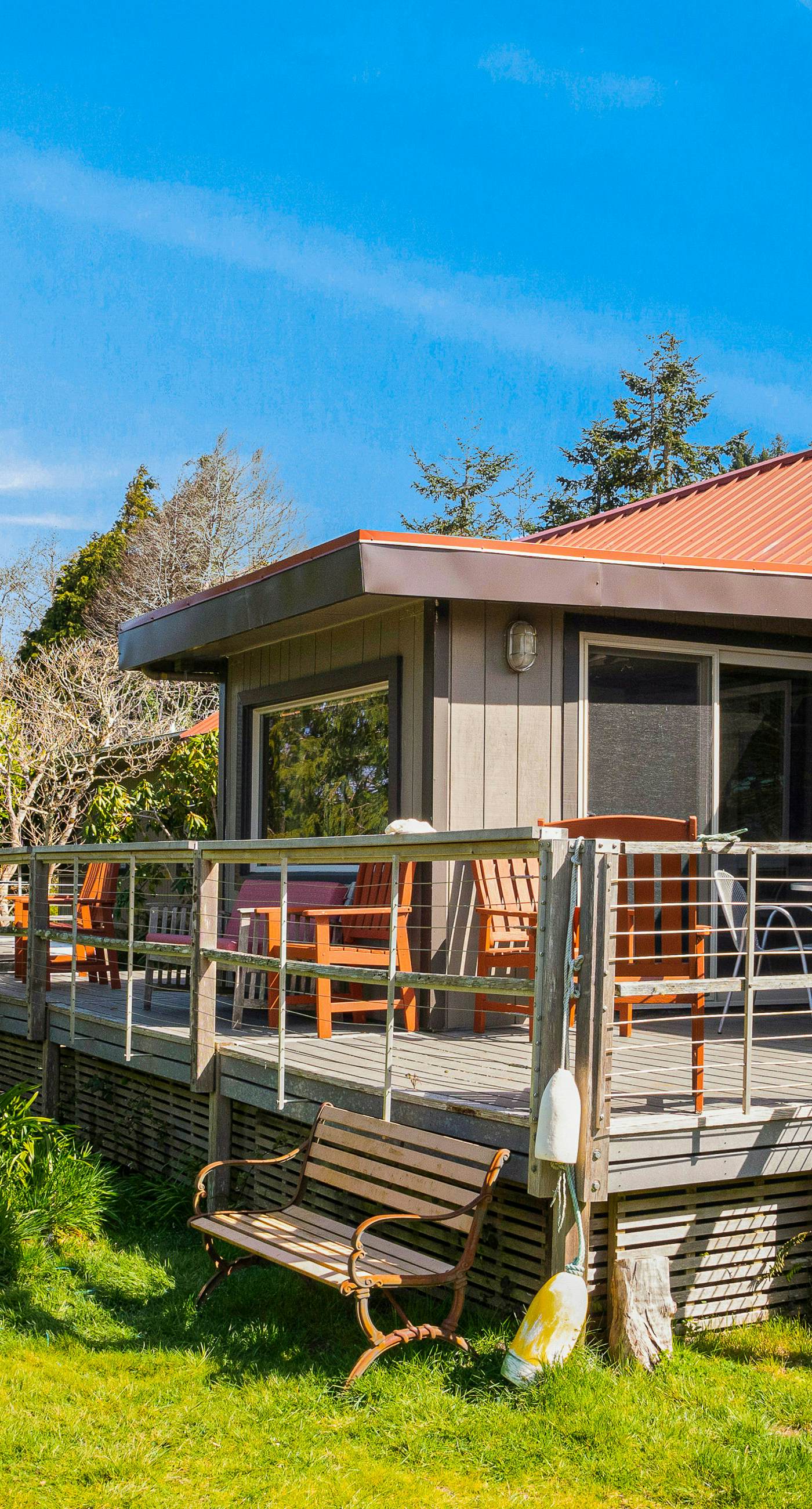 Delightful dog friendly home with bay views private hot tub and sauna