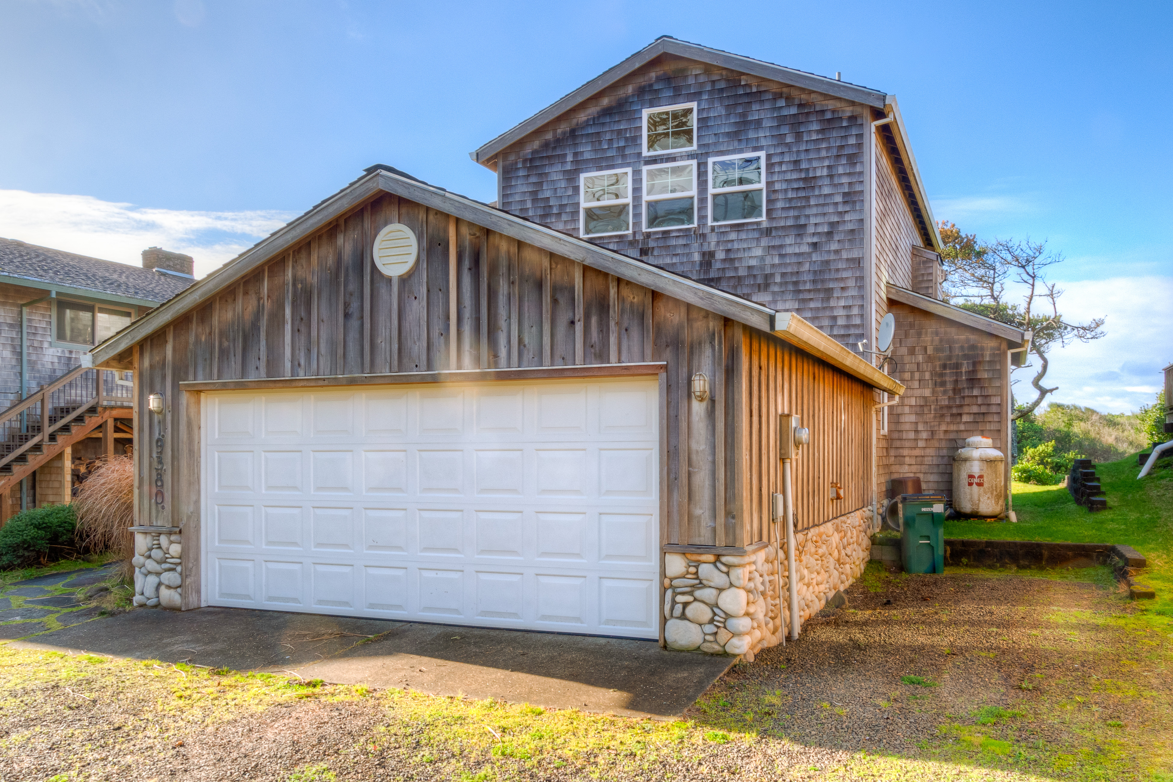 Beachfront home with private beach access fireplace washer dryer yard deck