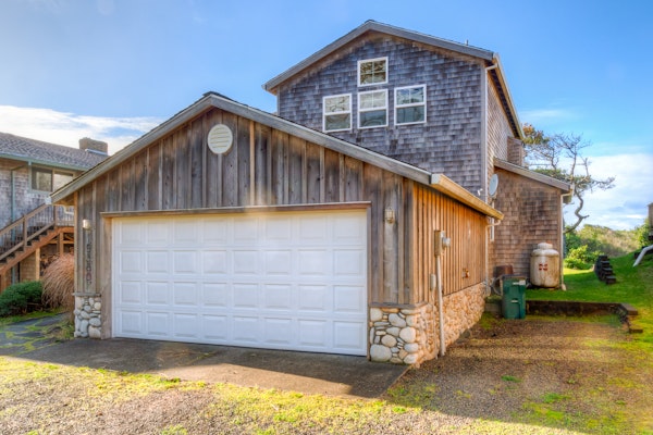 Beachfront home with private beach access fireplace washer dryer yard deck