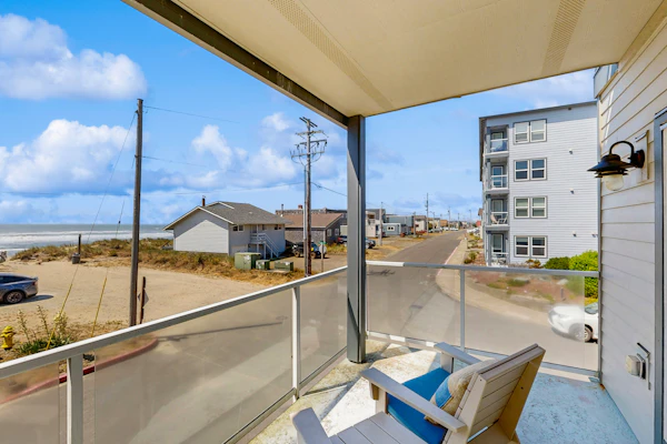 Updated Ocean View End Townhome with Game Room and Dog Friendly