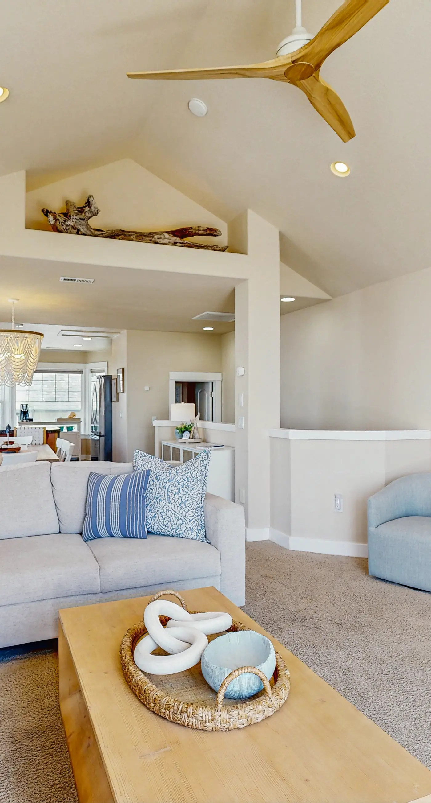 Updated Ocean View End Townhome with Game Room and Dog Friendly