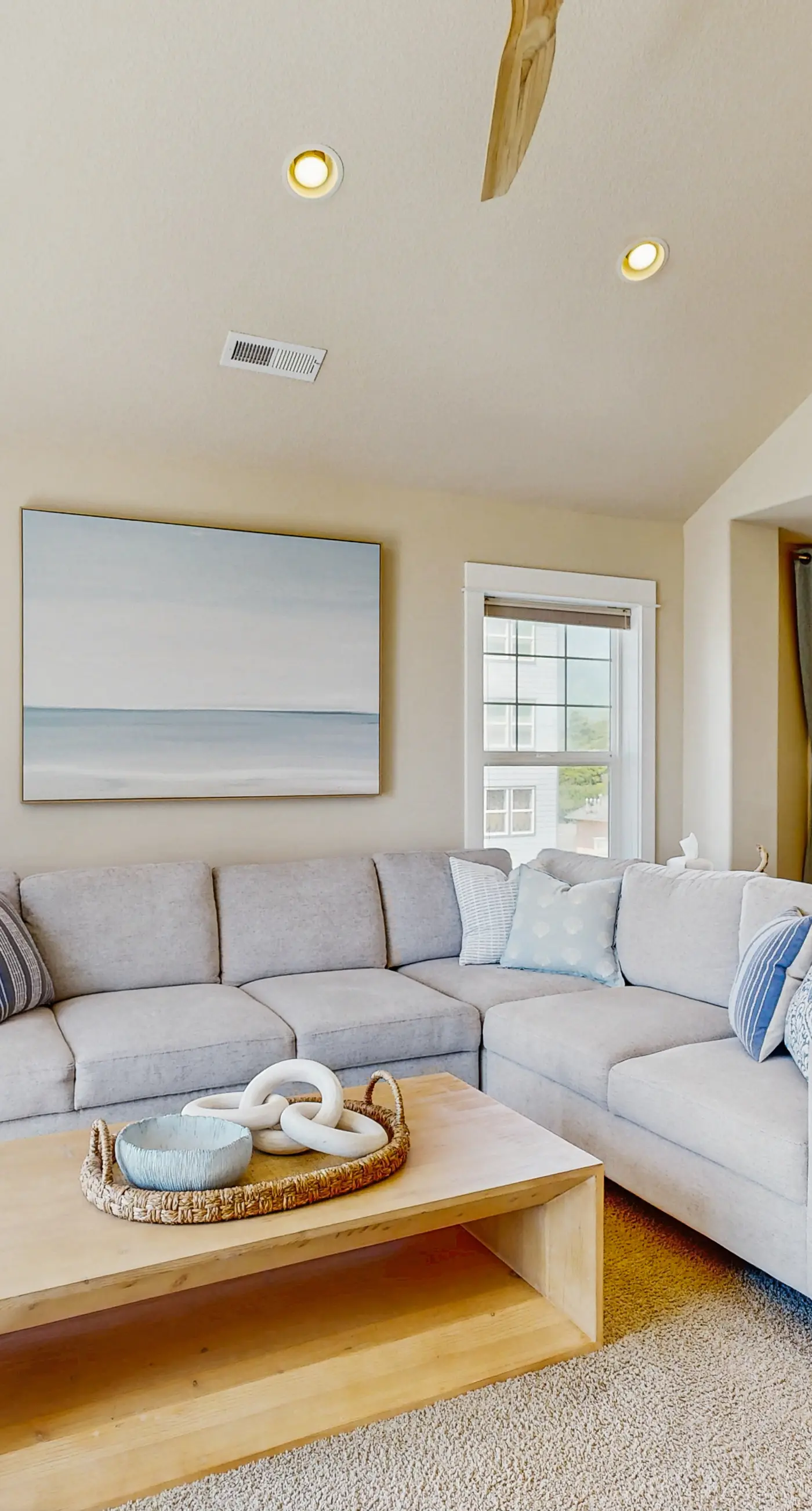 Updated Ocean View End Townhome with Game Room and Dog Friendly