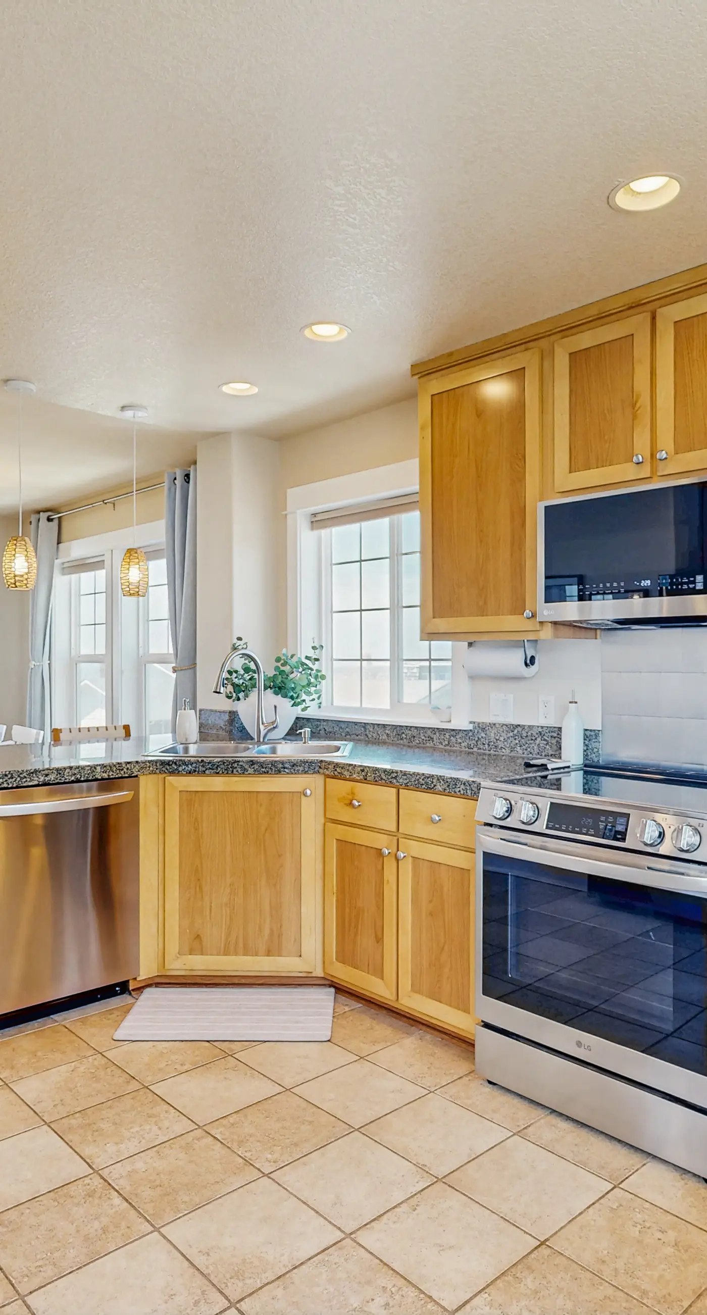 Updated Ocean View End Townhome with Game Room and Dog Friendly