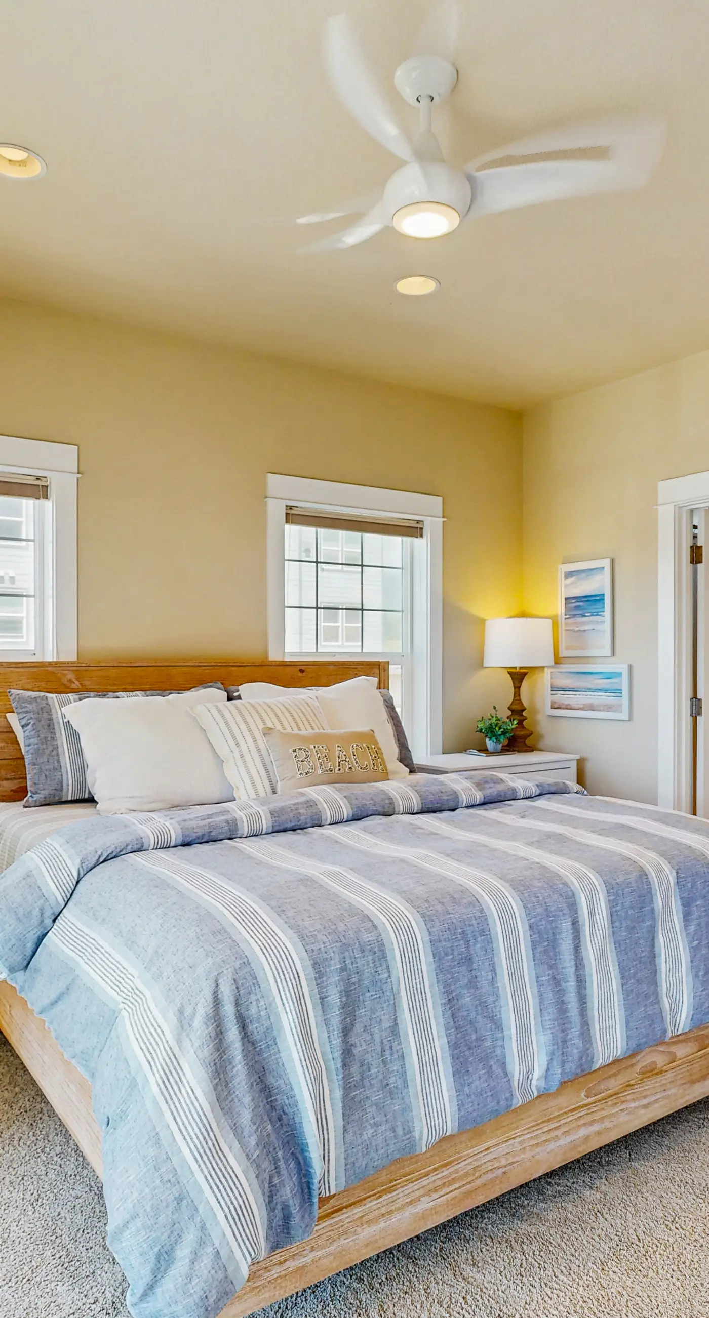Updated Ocean View End Townhome with Game Room and Dog Friendly