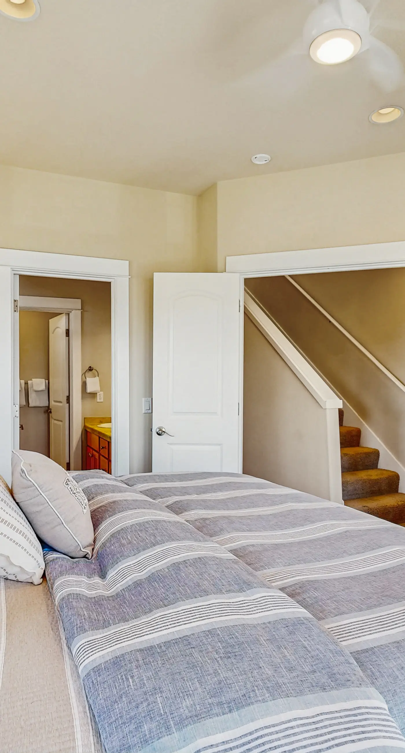 Updated Ocean View End Townhome with Game Room and Dog Friendly