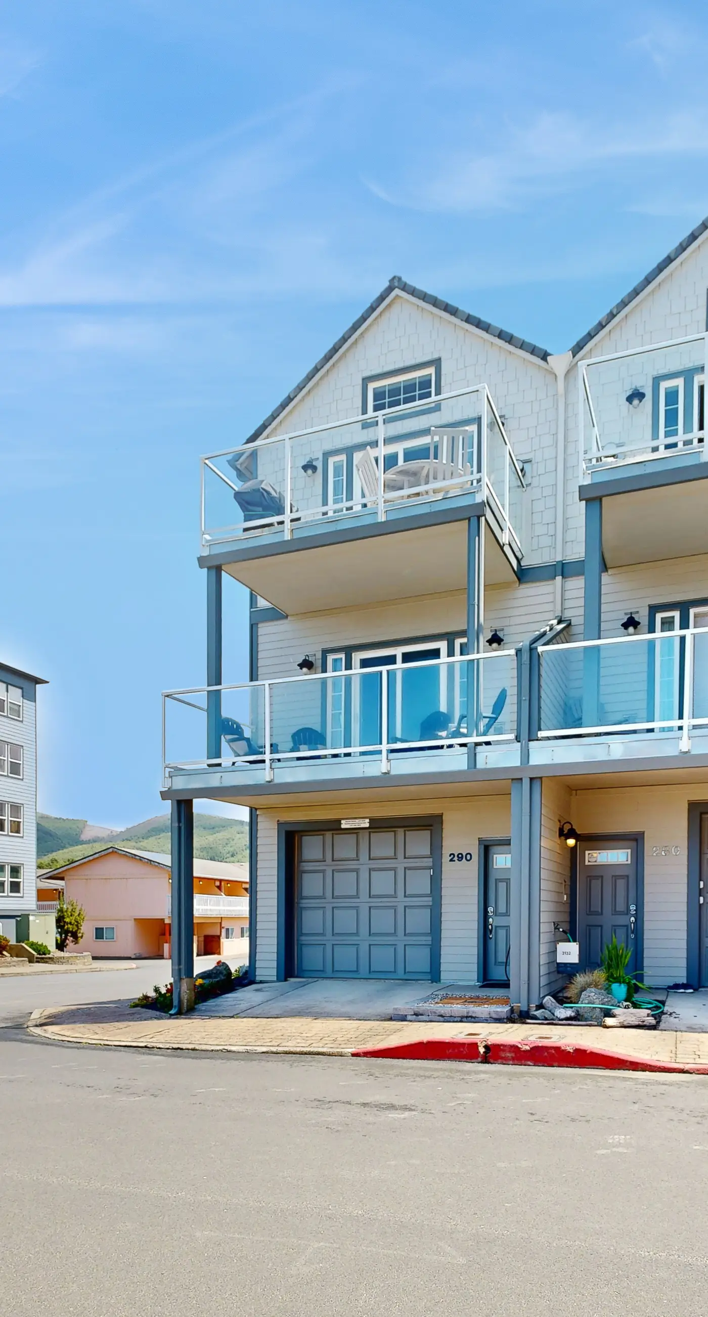 Updated Ocean View End Townhome with Game Room and Dog Friendly