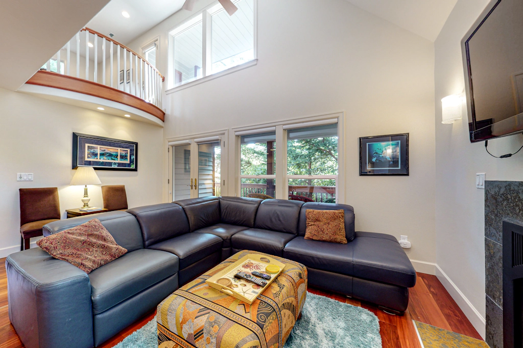 Martin s Seaside Beach House private beach path fireplaces and large decks