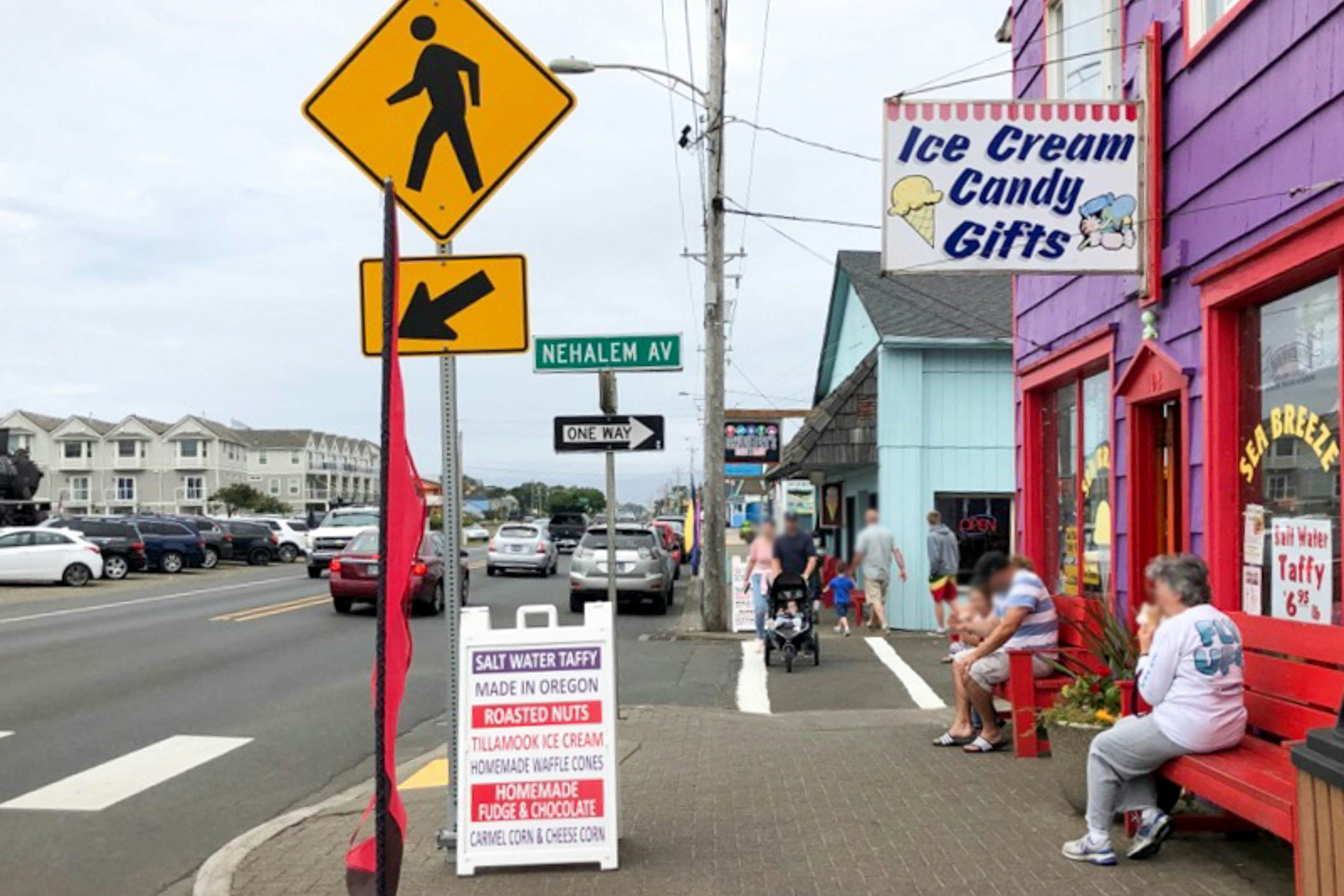 Rock Creek Inn condo on beach with ocean view balcony walk to shops and dining