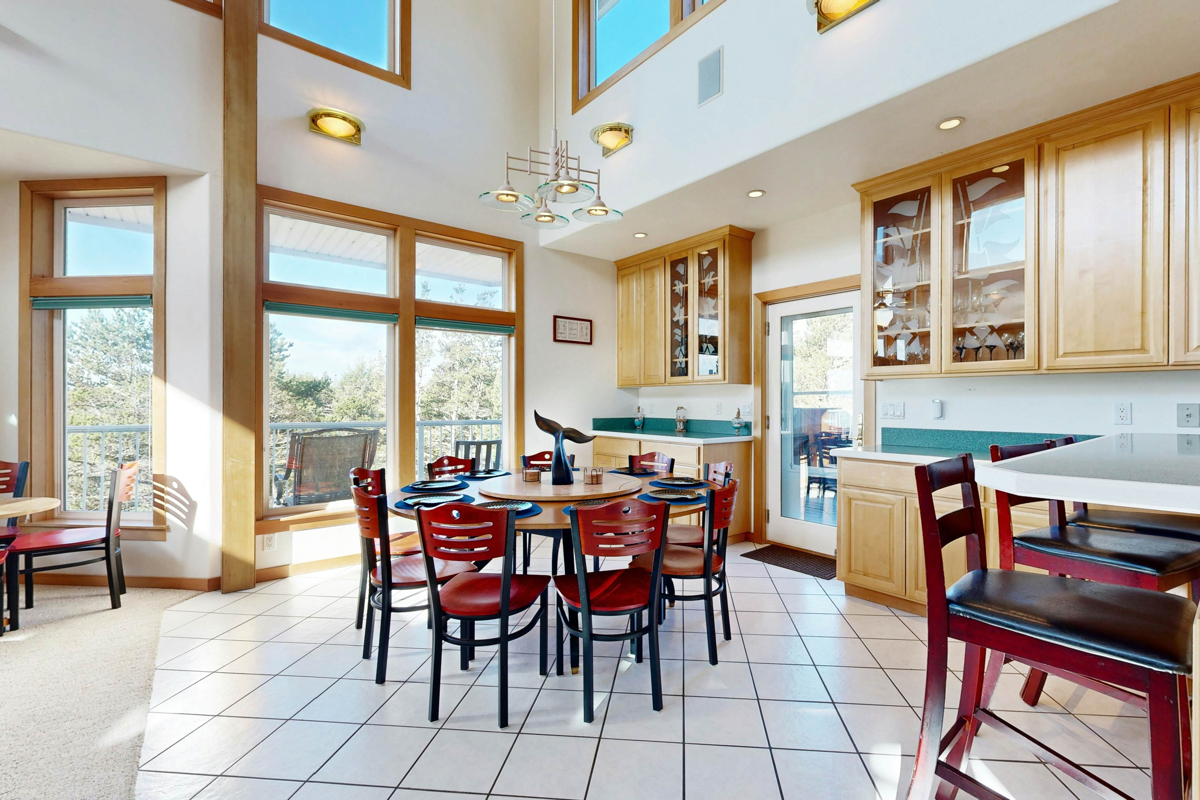 Coastal estate with private hot tub enclosed yard firepit and game room