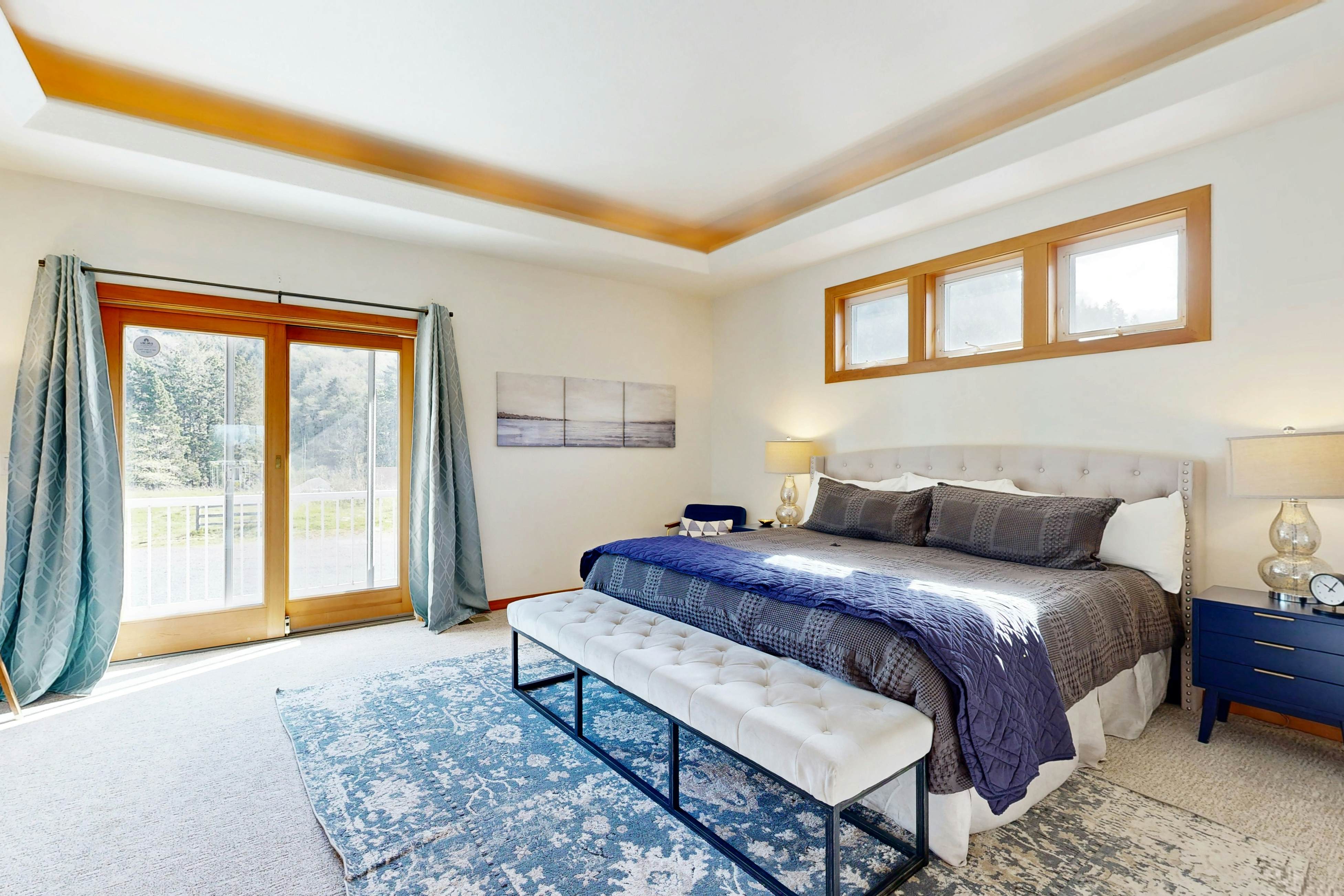 Coastal estate with private hot tub enclosed yard firepit and game room