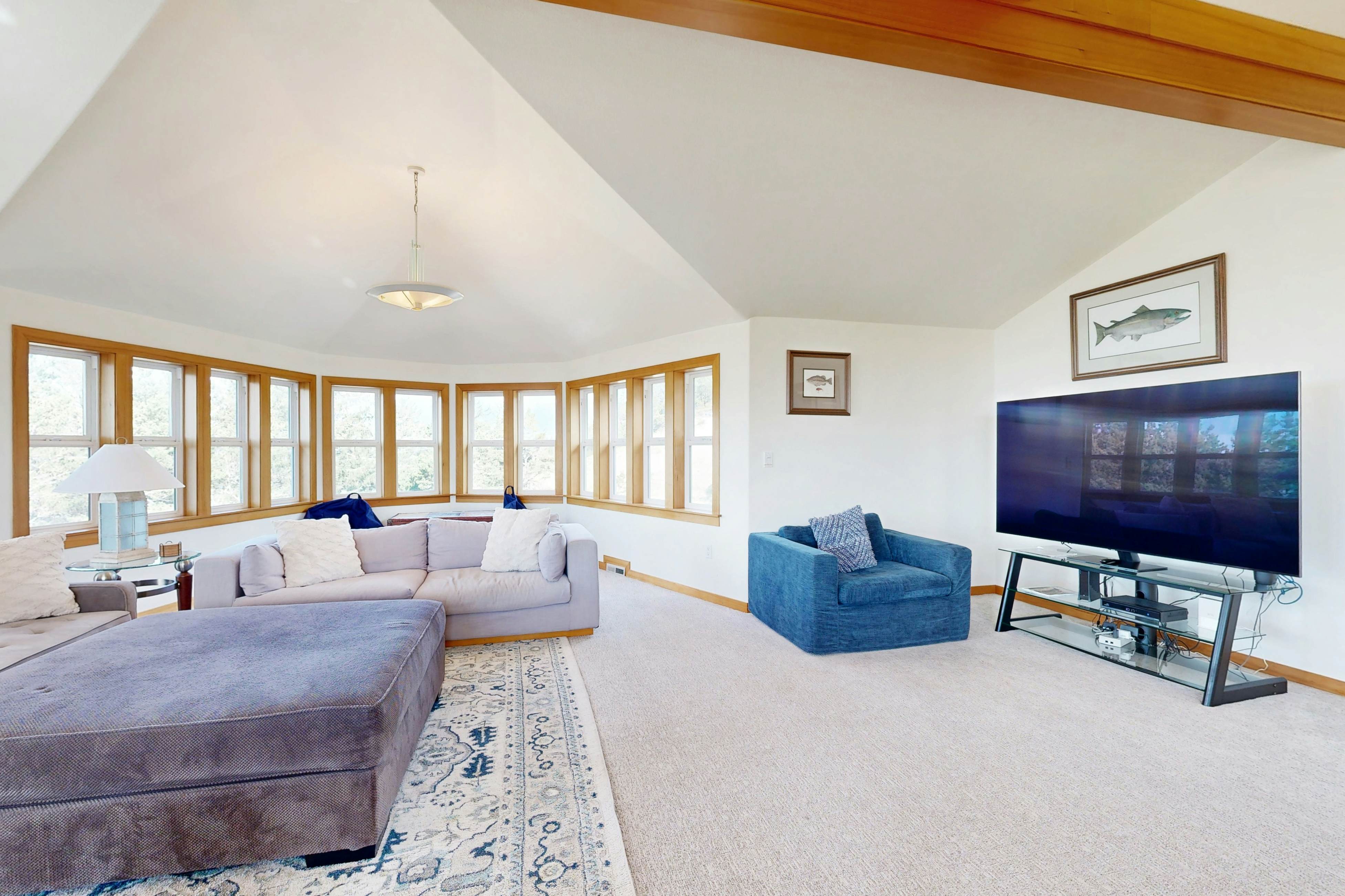 Coastal estate with private hot tub enclosed yard firepit and game room