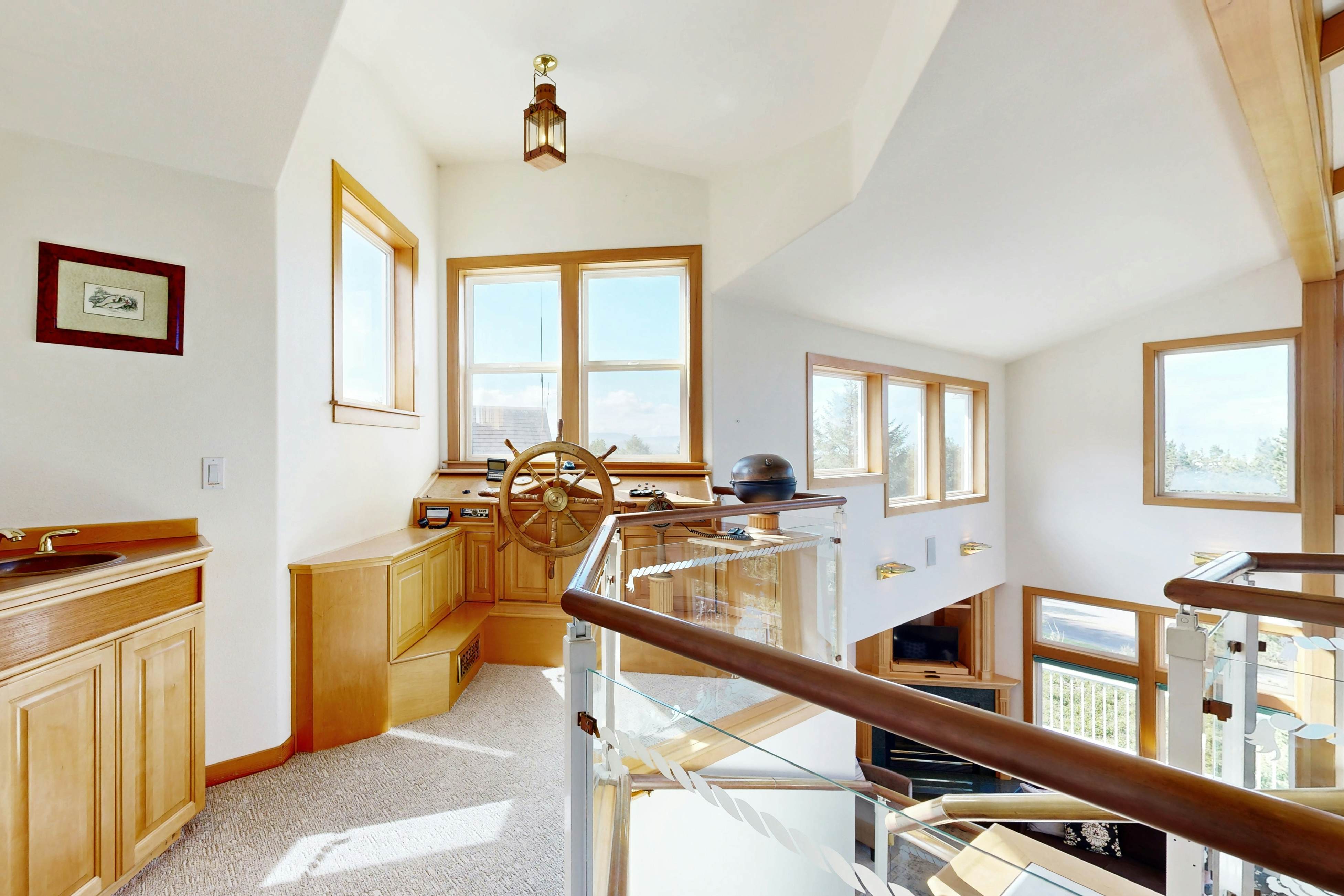 Coastal estate with private hot tub enclosed yard firepit and game room