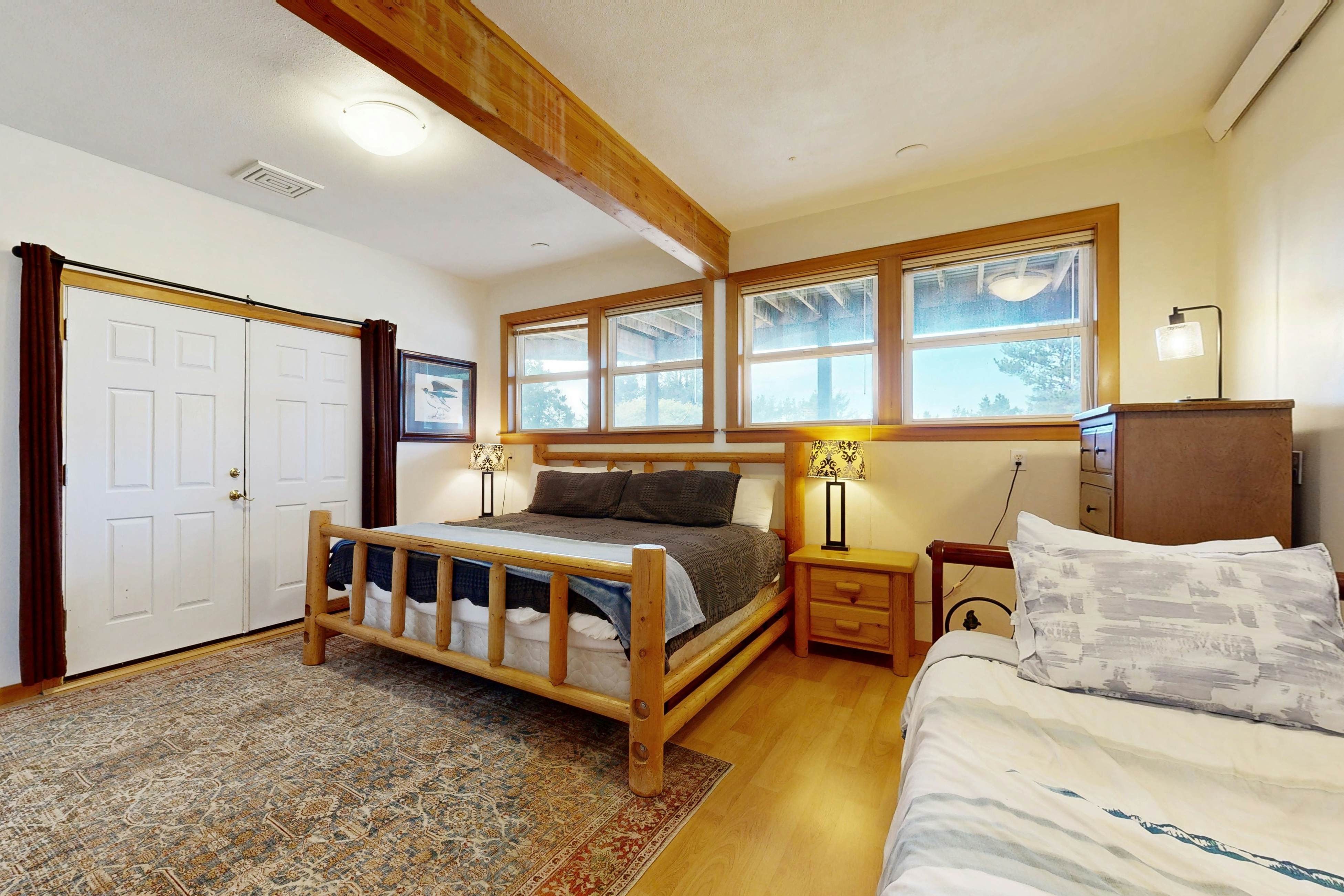 Coastal estate with private hot tub enclosed yard firepit and game room