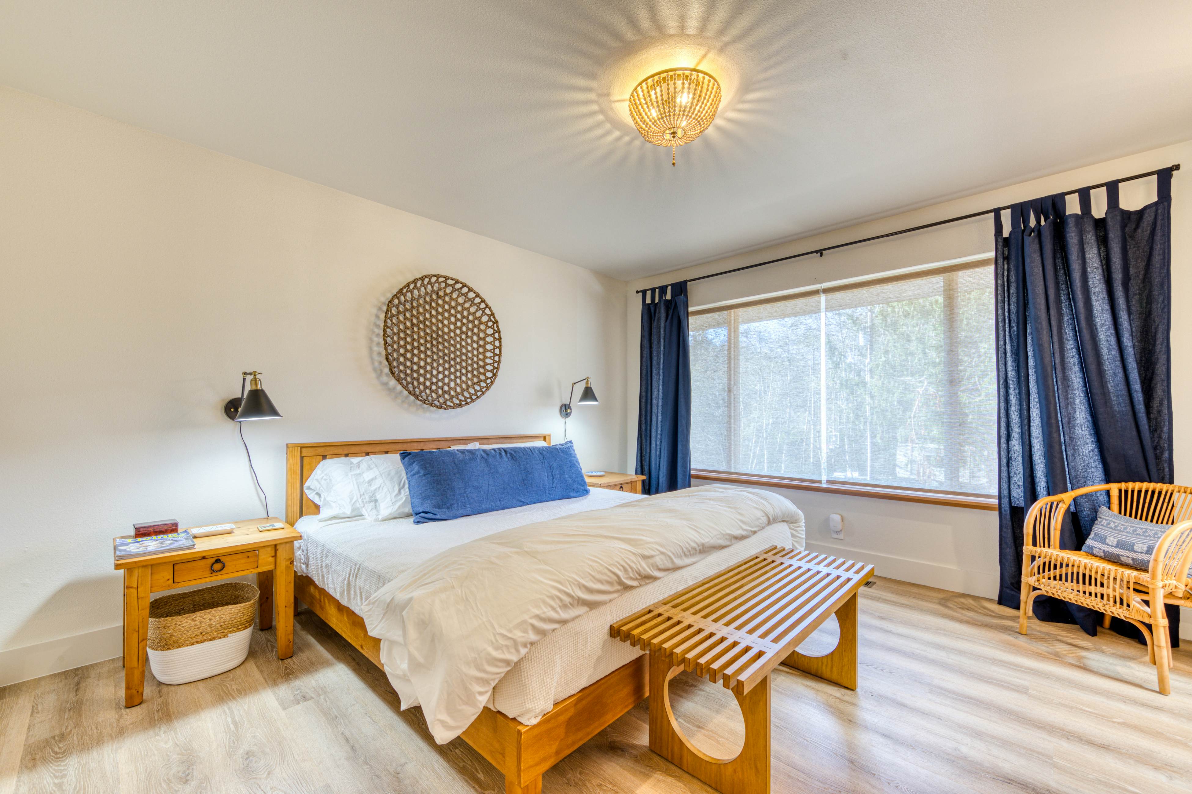 Dog friendly two story home with furnished deck mountain views and foosball table