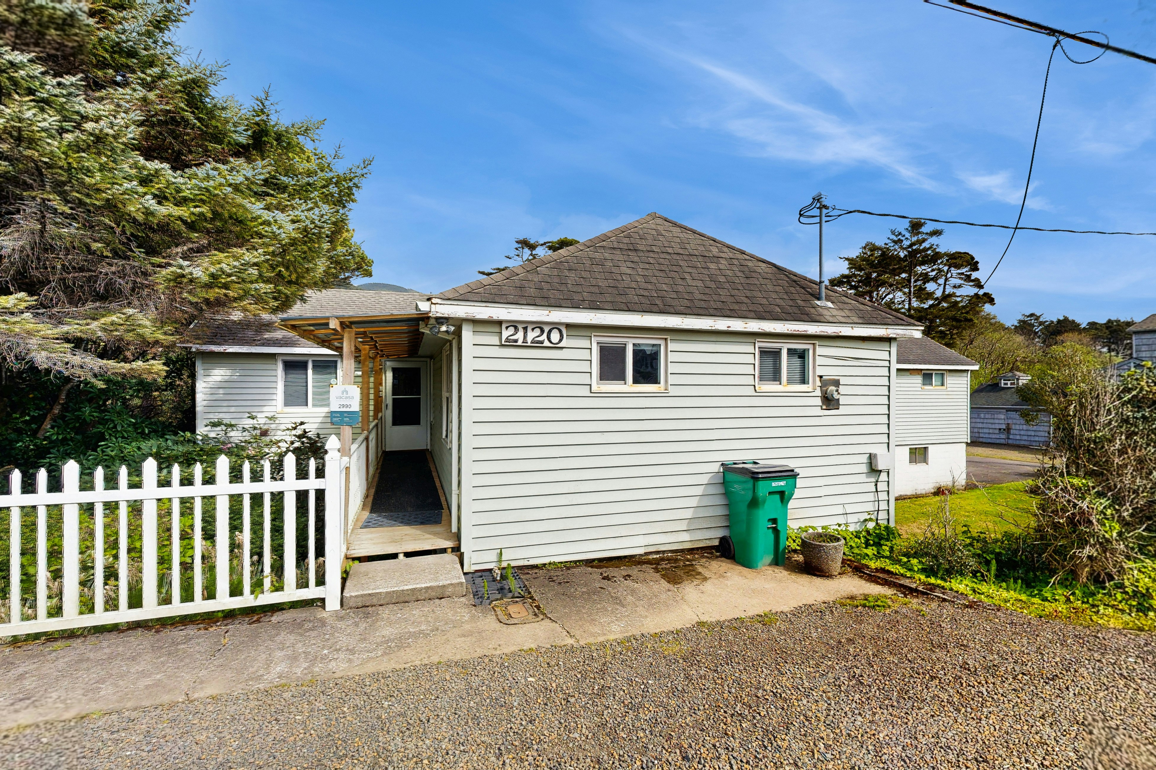 Centrally located home with lake views, private pool & spacious deck