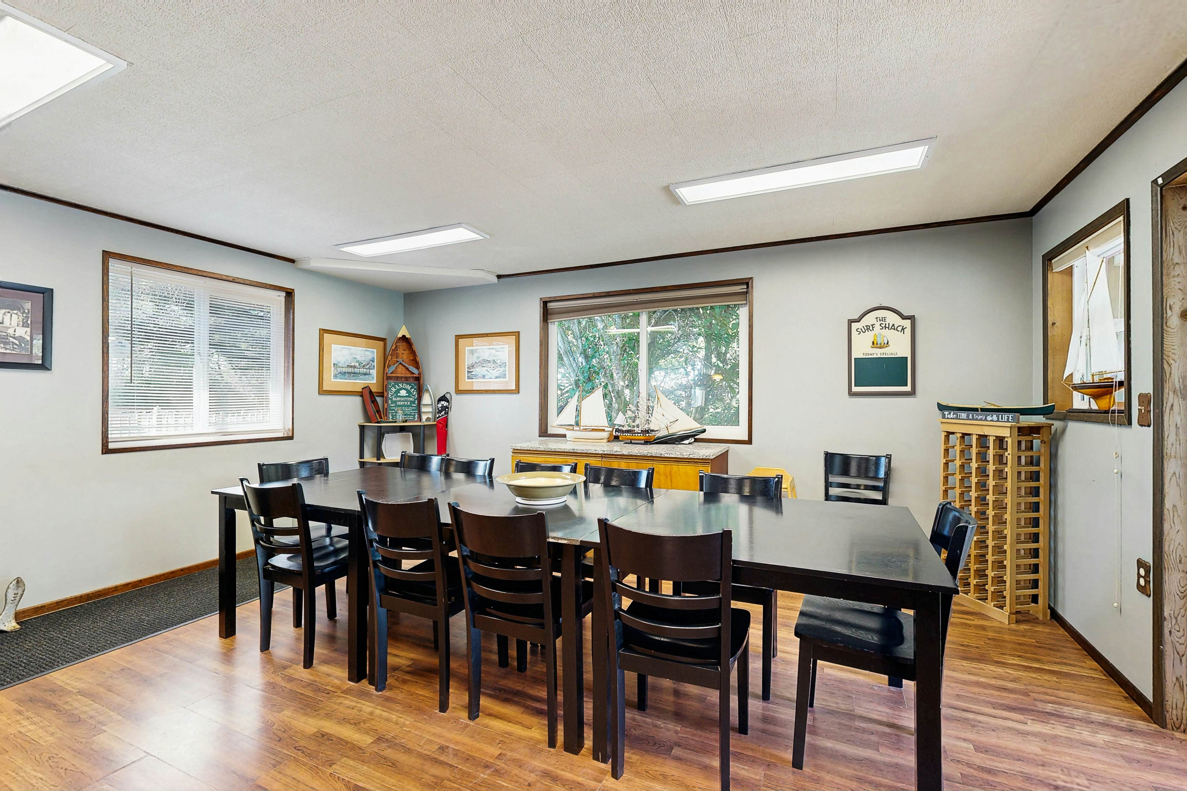 Centrally located home with lake views, private pool & spacious deck