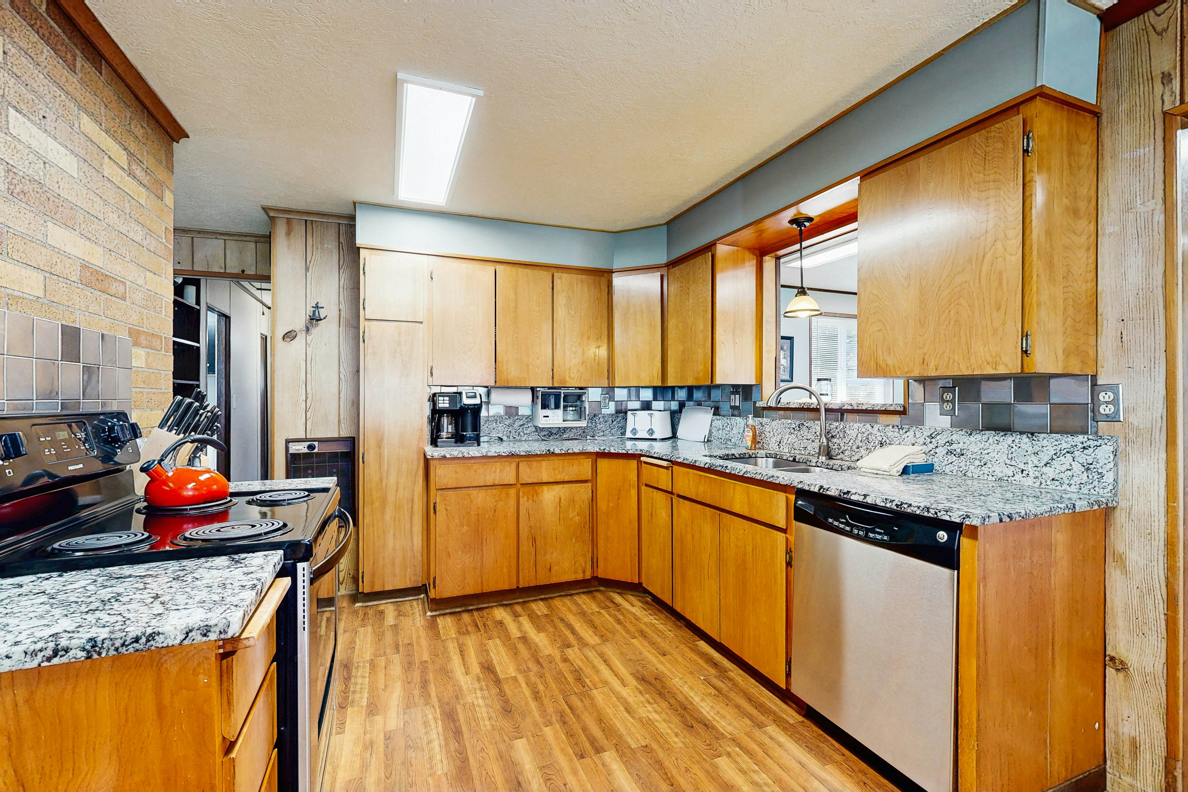 Centrally located home with lake views, private pool & spacious deck