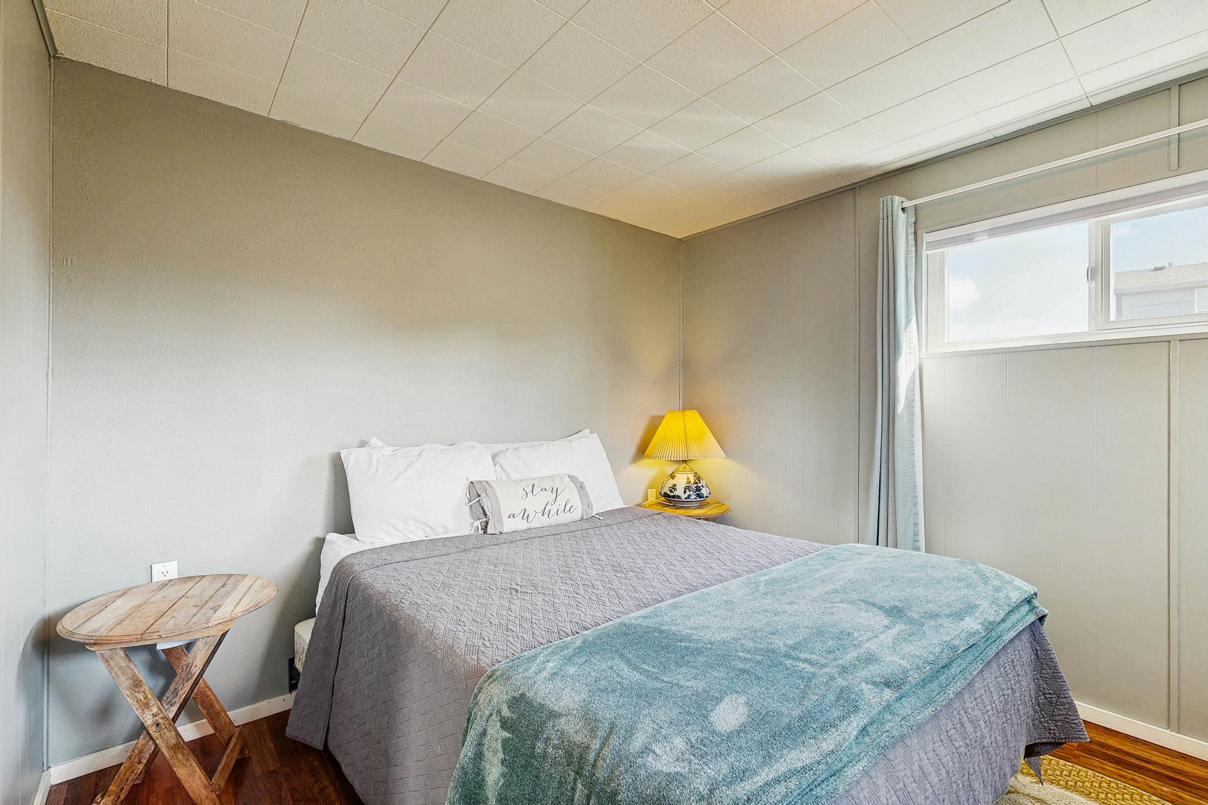 Centrally located home with lake views, private pool & spacious deck