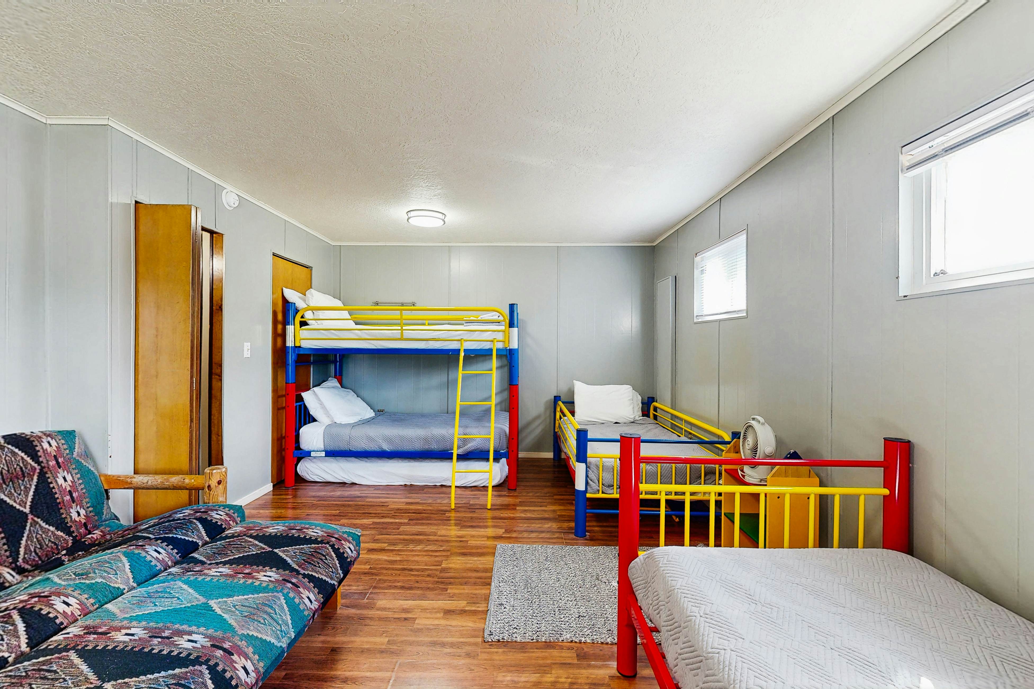 Centrally located home with lake views, private pool & spacious deck