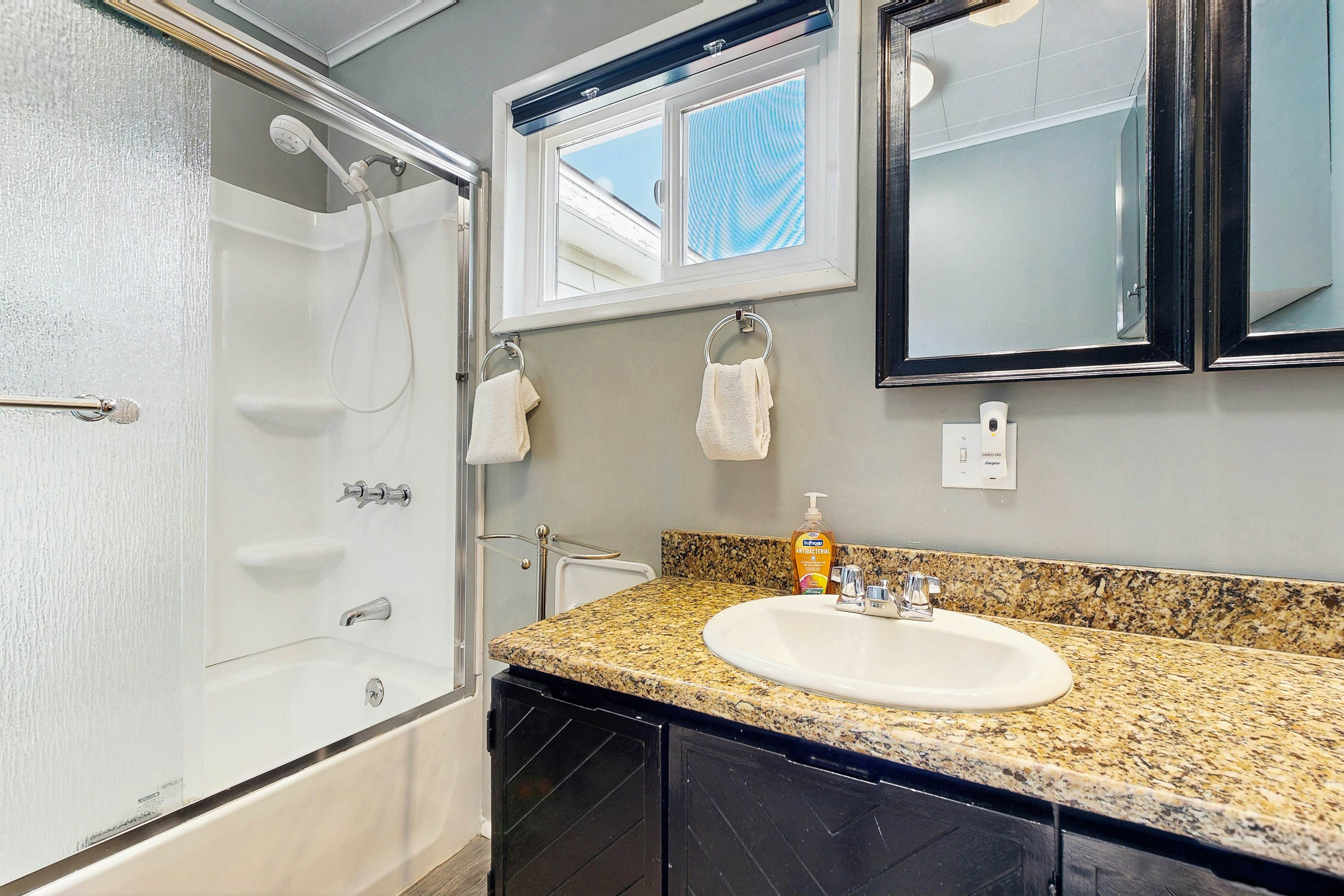 Centrally located home with lake views, private pool & spacious deck