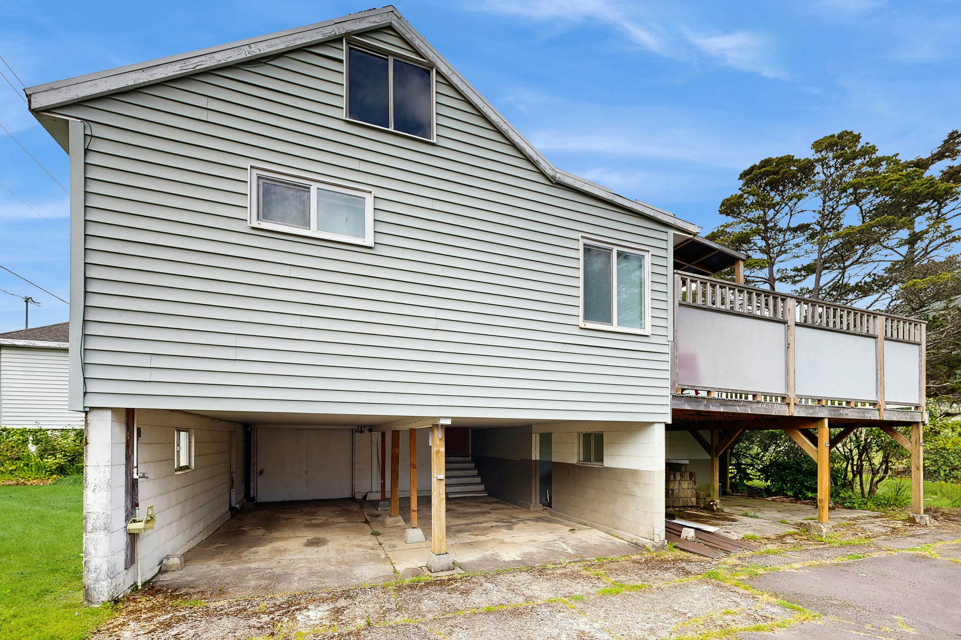 Centrally located home with lake views, private pool & spacious deck