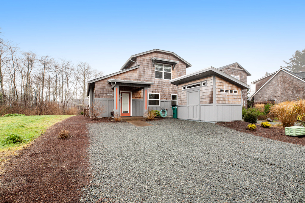 New Family Friendly Home with a Furnished Patio and Tranquil Yard