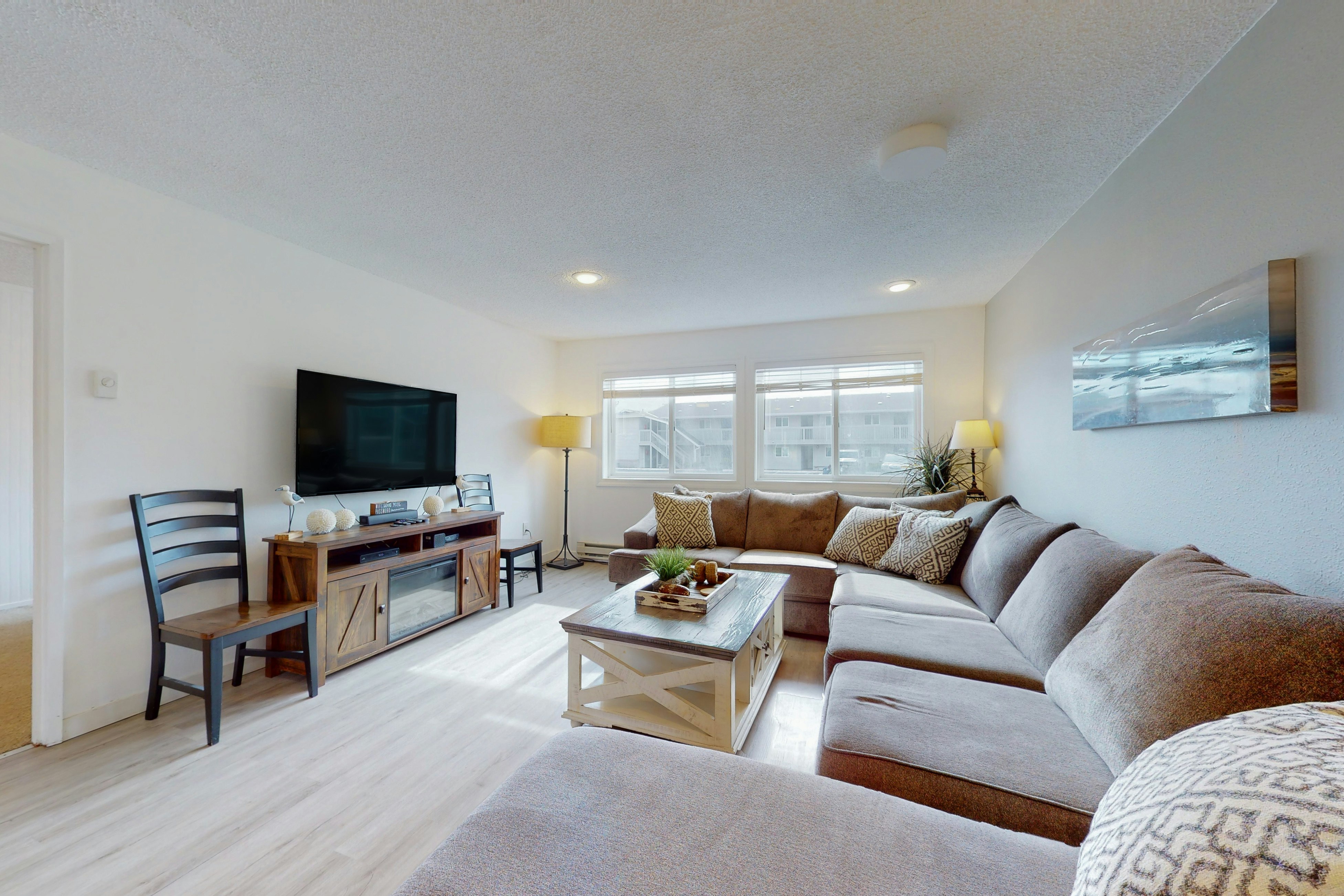 Dog-friendly beach house w/ two full kitchens, a private hot tub, & Ping-Pong