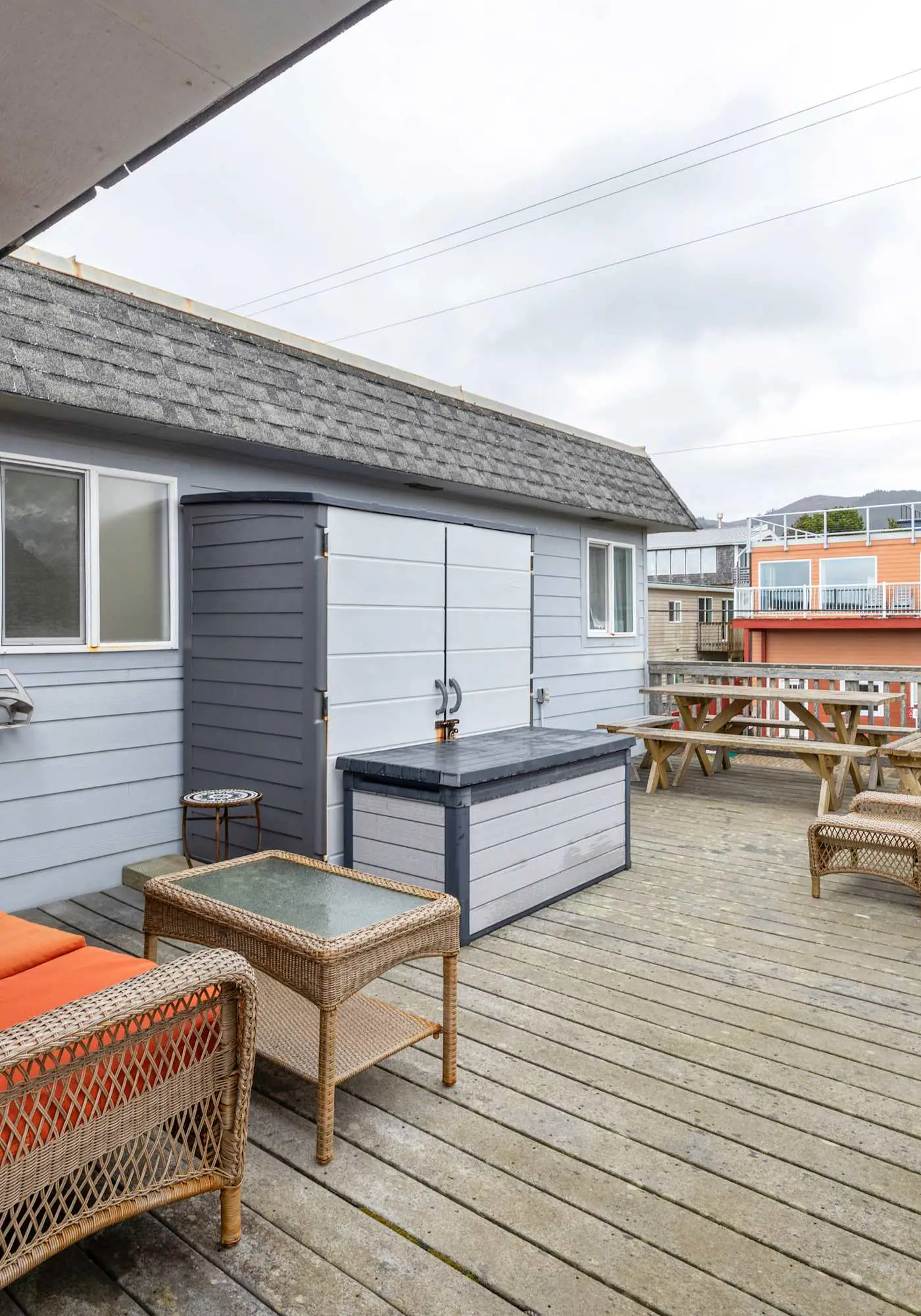 Prime Direct Beachfront Retreat with private deck with views | Dogs Welcome