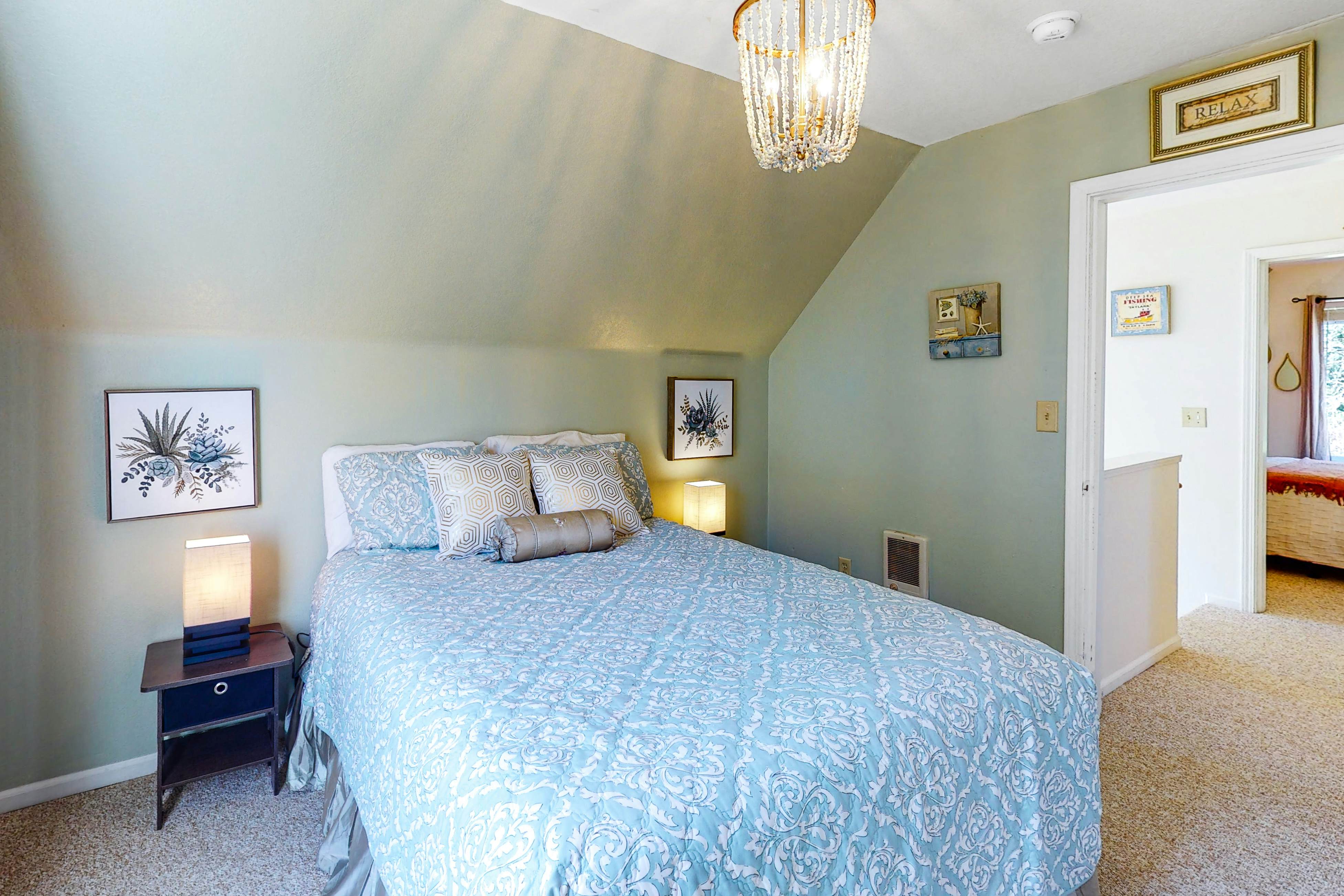 Dog Friendly Cottage Near Downtown with Firepit Private Hot Tub WiFi and Laundry