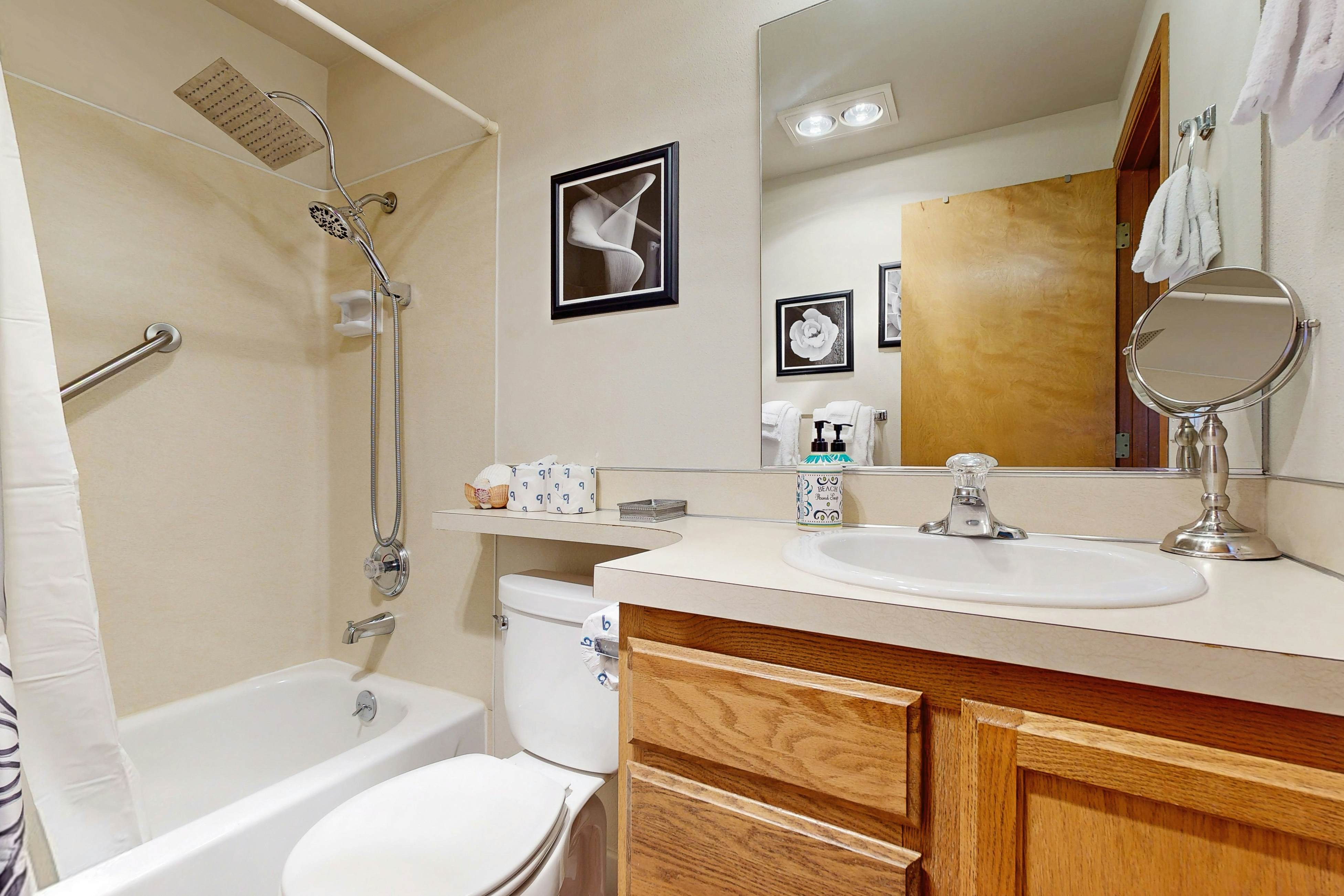 Beachfront condo boasting beautiful views a private balcony and perfect location