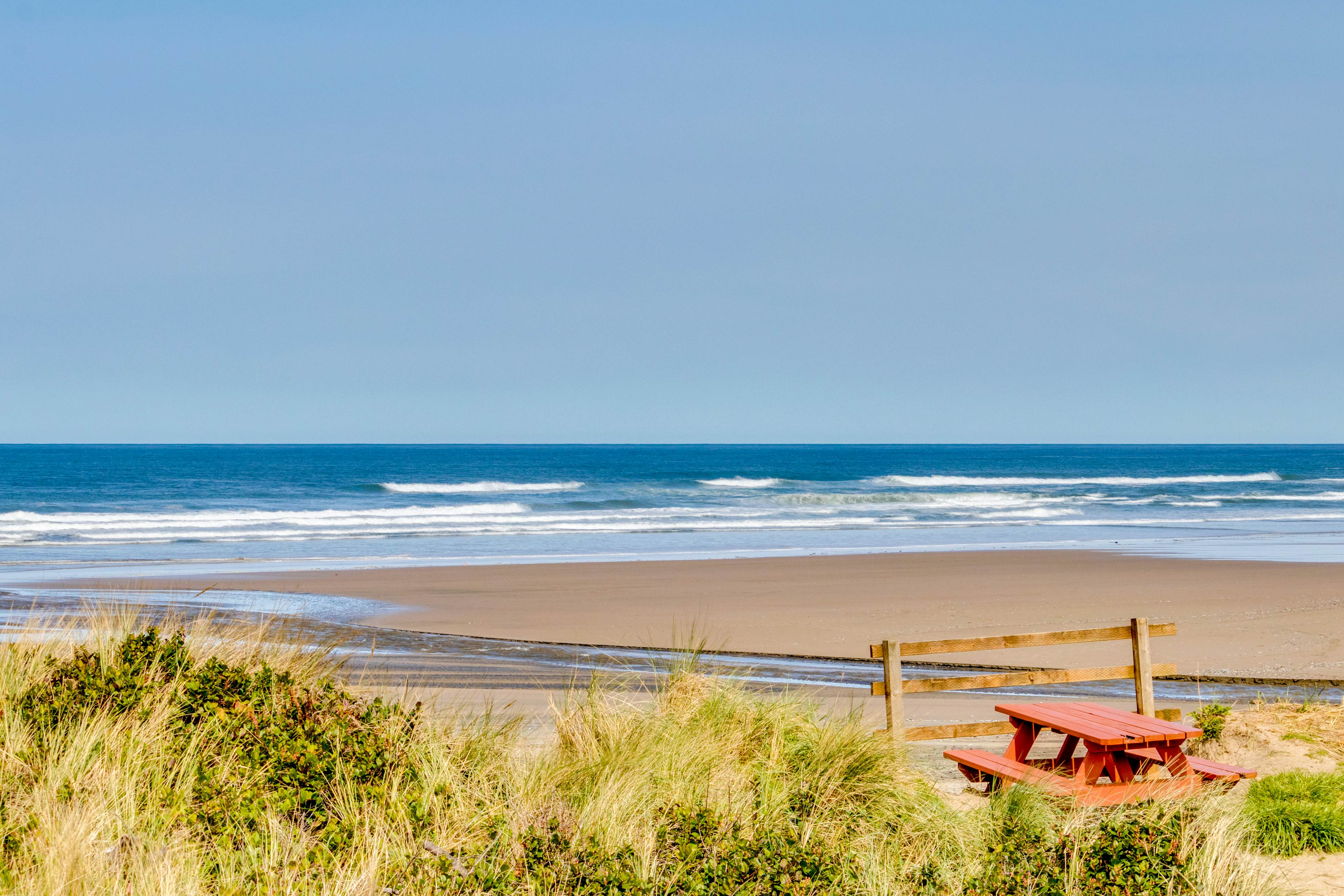 Dog-Friendly Waterfront Condo with Ocean Views - Moments From the Beach & Town