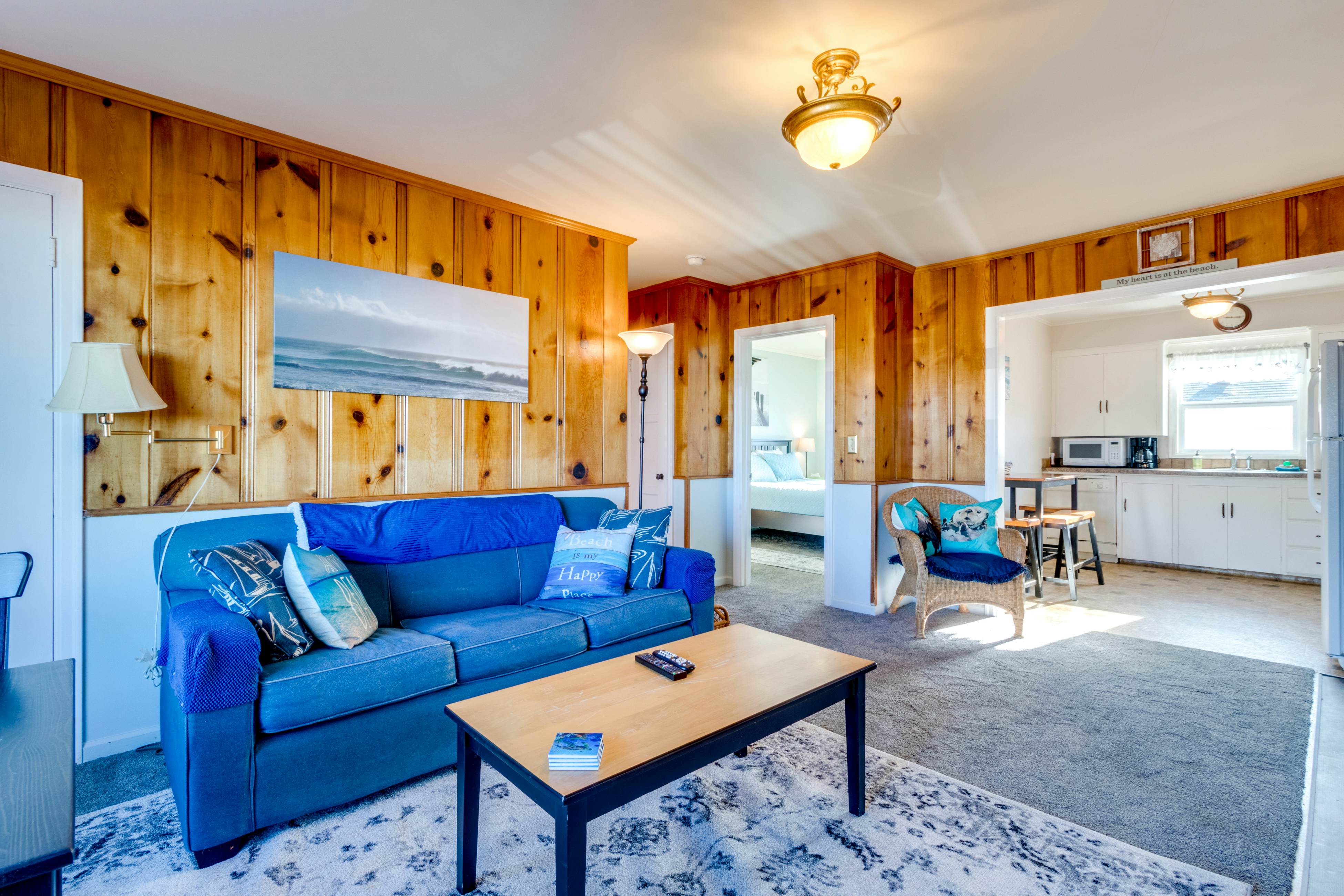 Dog-Friendly Waterfront Condo with Ocean Views - Moments From the Beach & Town