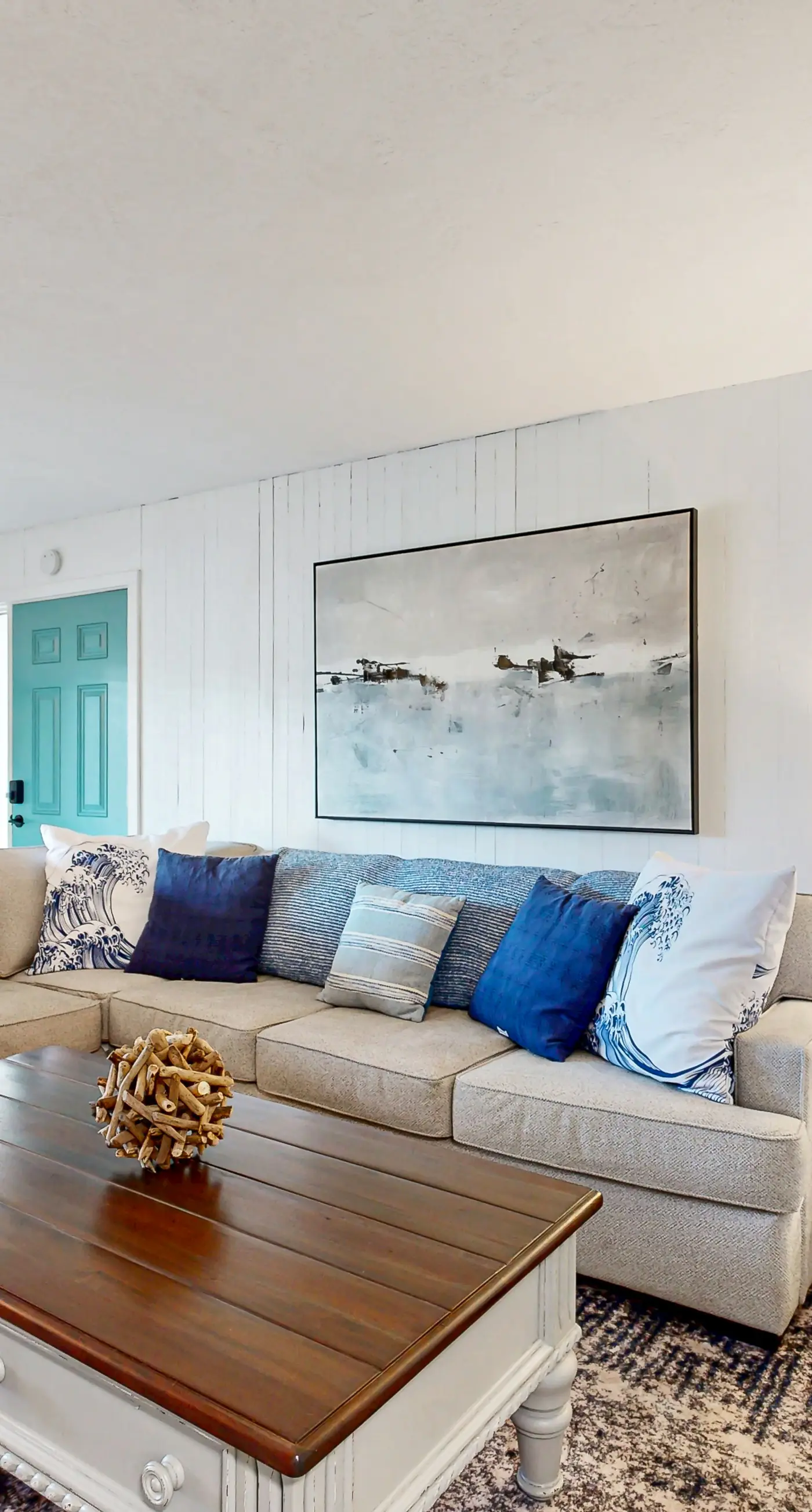 Renovated home near beach access with two kitchens and fireplace dog friendly