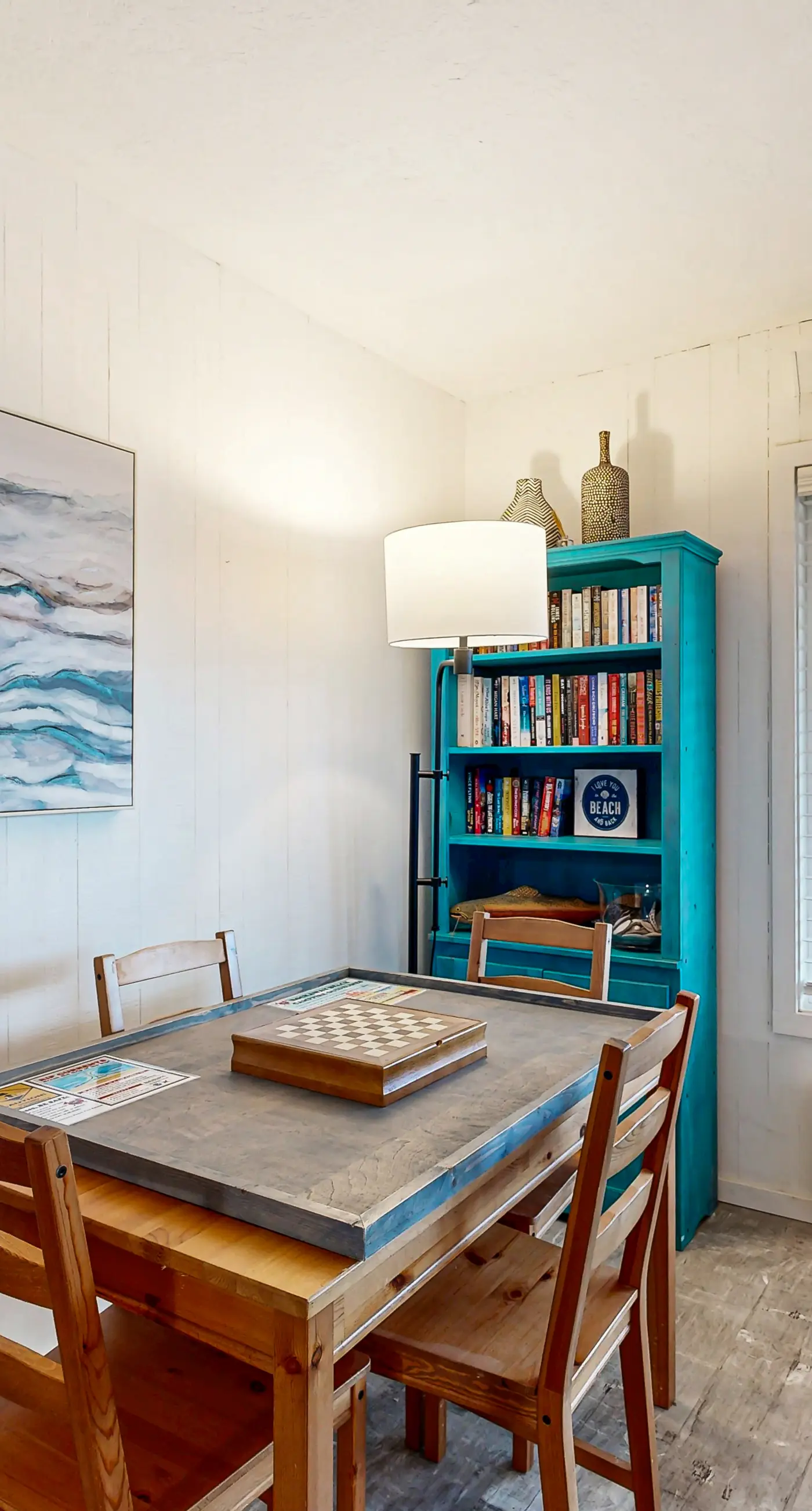 Renovated home near beach access with two kitchens and fireplace dog friendly